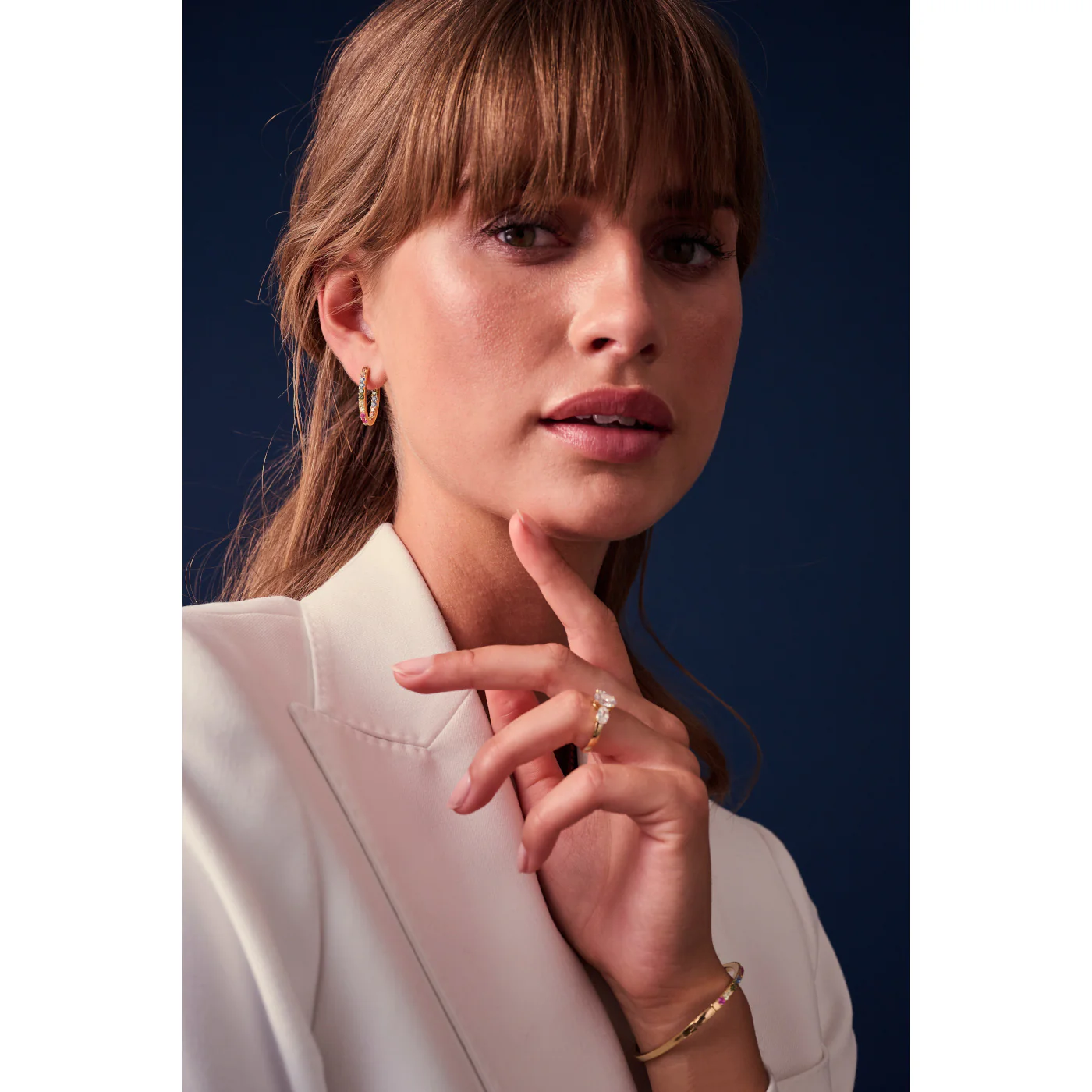 Sif Jakobs Ellisse 18 karat gold plated Earrings SJ-E2312-XCZ-YG - Image 2