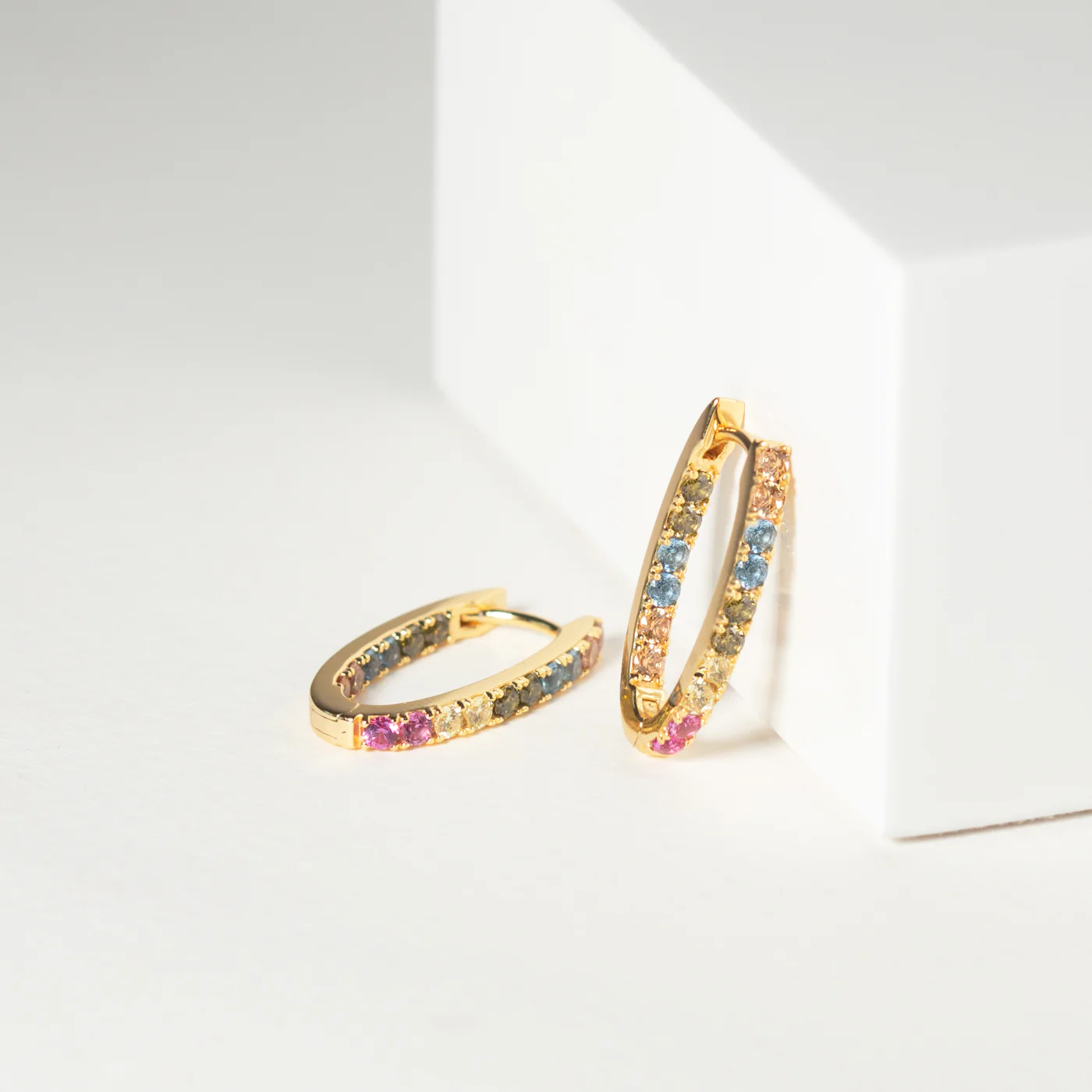 Sif Jakobs Ellisse 18 karat gold plated Earrings SJ-E2312-XCZ-YG - Image 3