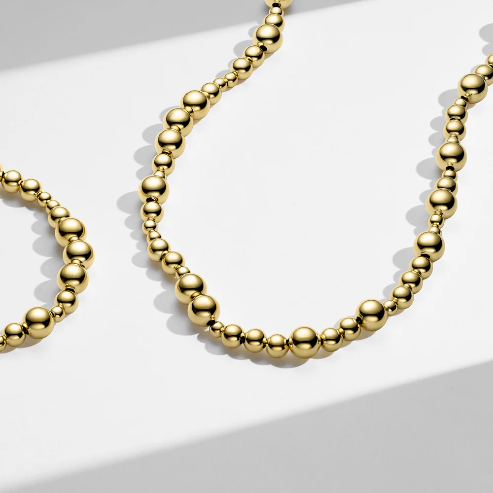 Sif Jakobs Gold Plated Bormio Grande Chain SJ-N2598-YG - Image 3