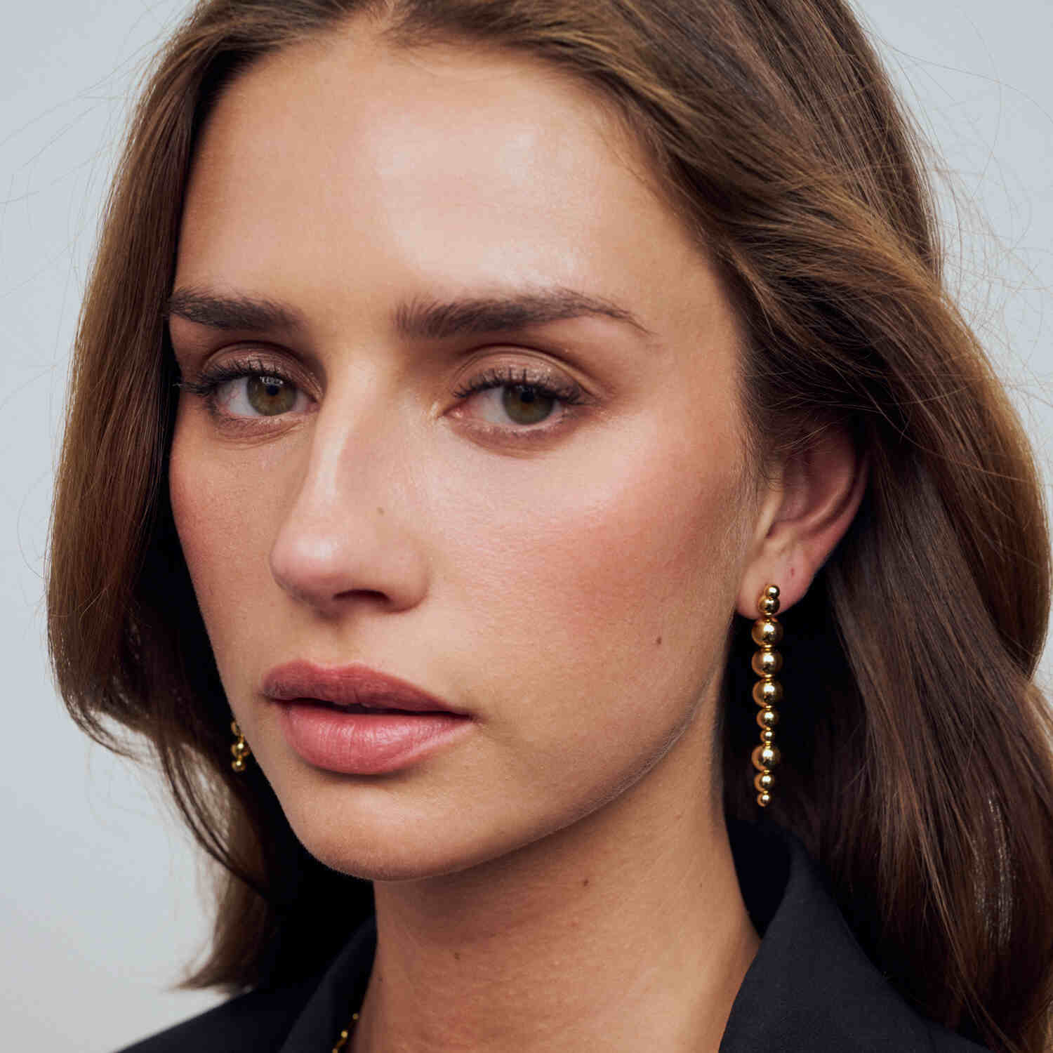 Sif Jakobs Gold Plated Bormio Lungo Earrings SJ-E2740-YG - Image 3