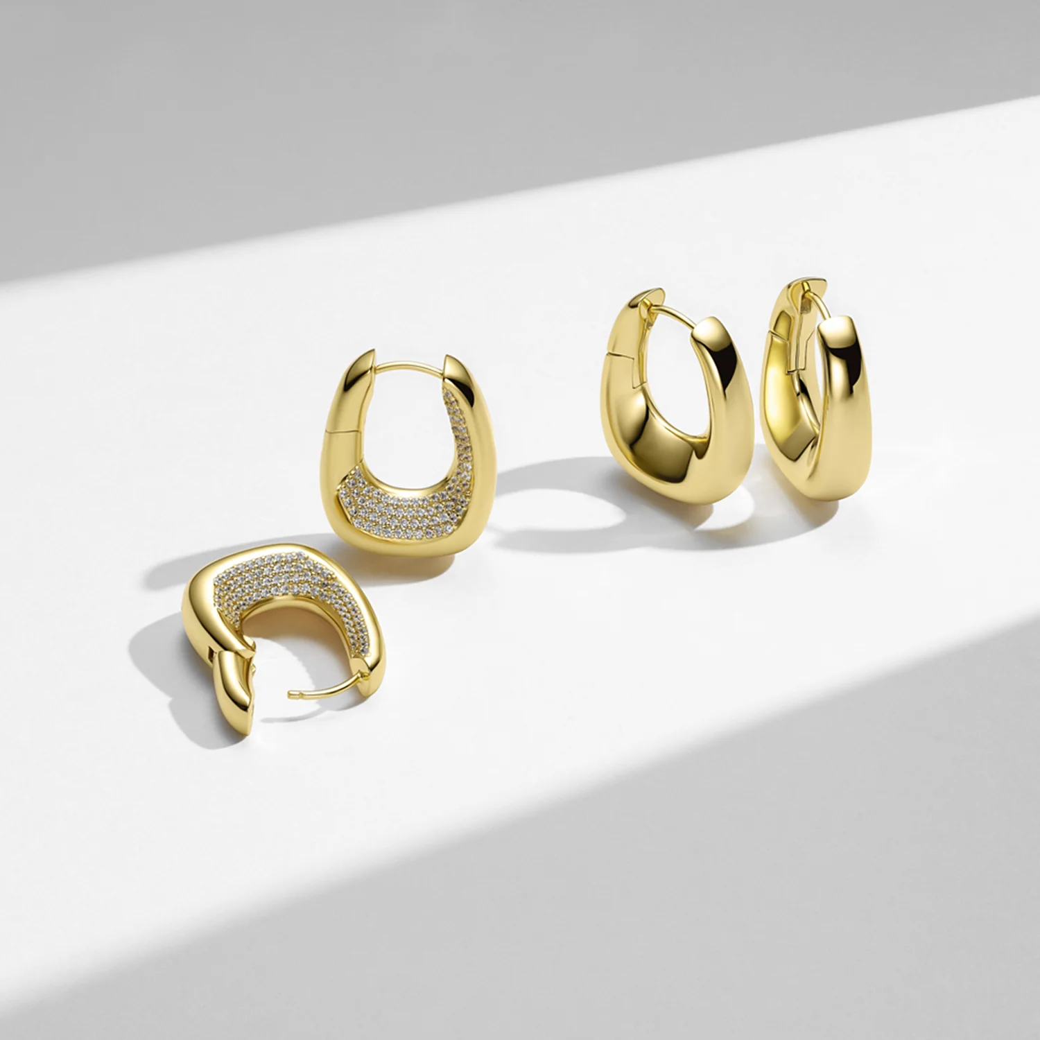 Sif Jakobs Gold Plated Borsa Pianura Grande Earrings SJ-E2621-YG - Image 3
