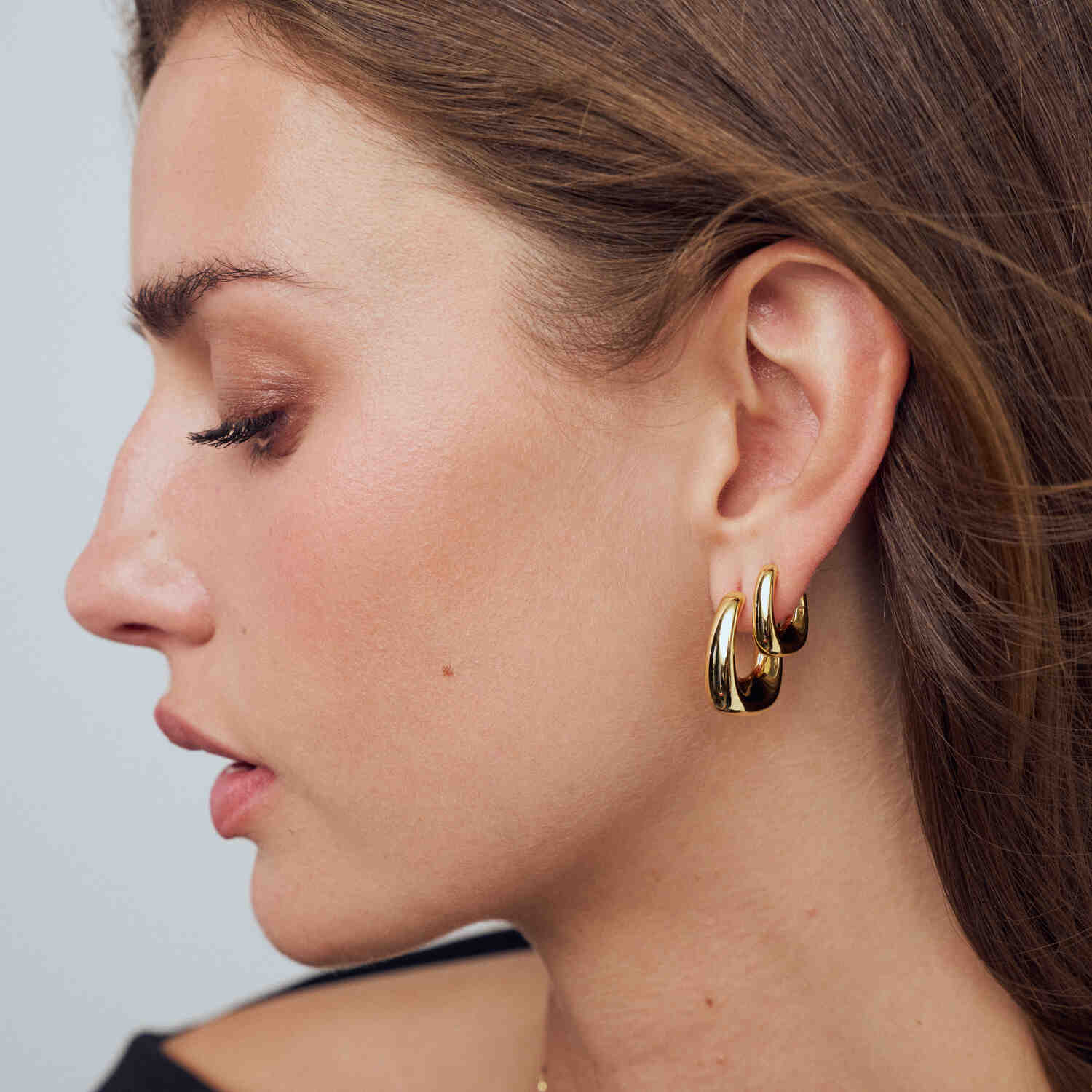 Sif Jakobs Gold Plated Borsa Pianura Piccolo Earrings SJ-E2620-YG - Image 3