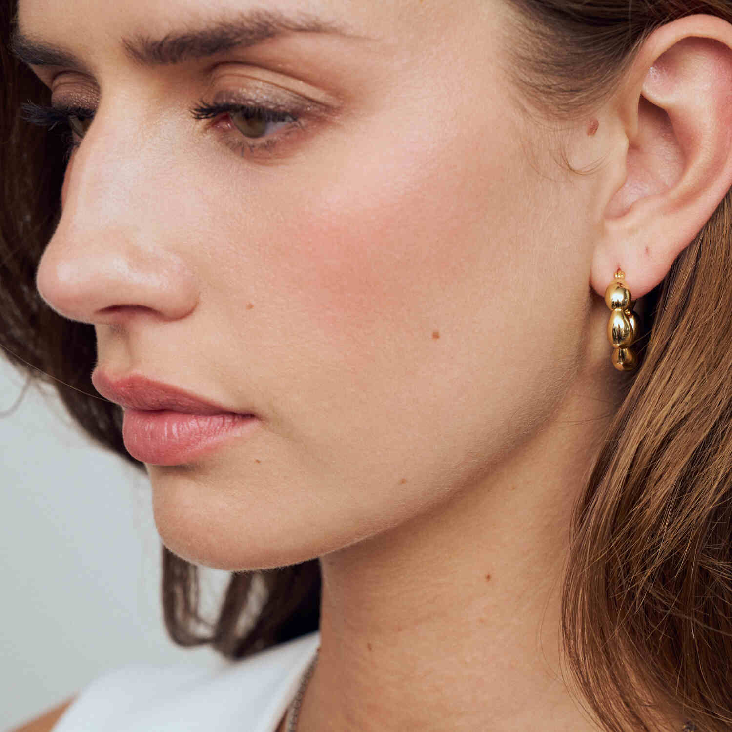 Sif Jakobs Gold Plated Goccia Cerchietto Piccolo Earrings SJ-E2596-YG - Image 3