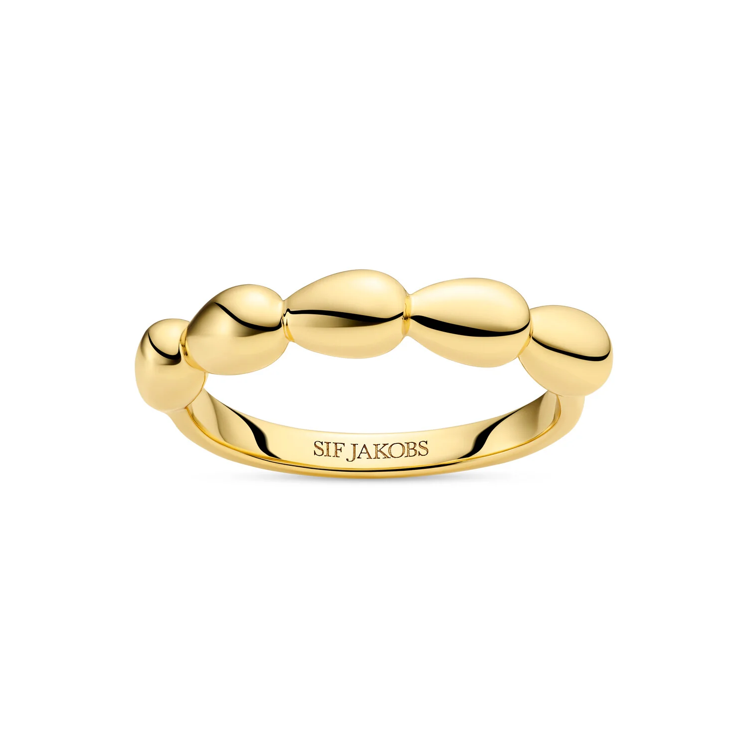 Sif Jakobs Gold Plated Goccia Piccolo Pianura Ring SJ-R2594-YG-54 - Image 3