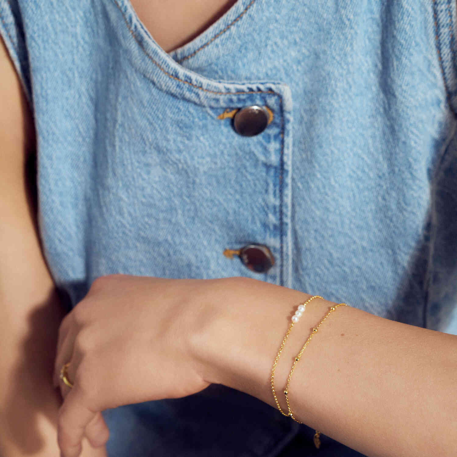 Sif Jakobs Gold Plated Sfere Bracelet SJ-B2748-YG - Image 5
