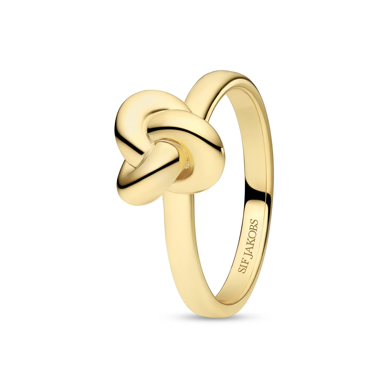 Sif Jakobs Imperia Pianura Piccolo Gold Plated Ring SJ-R10751-YG-52 - Image 2