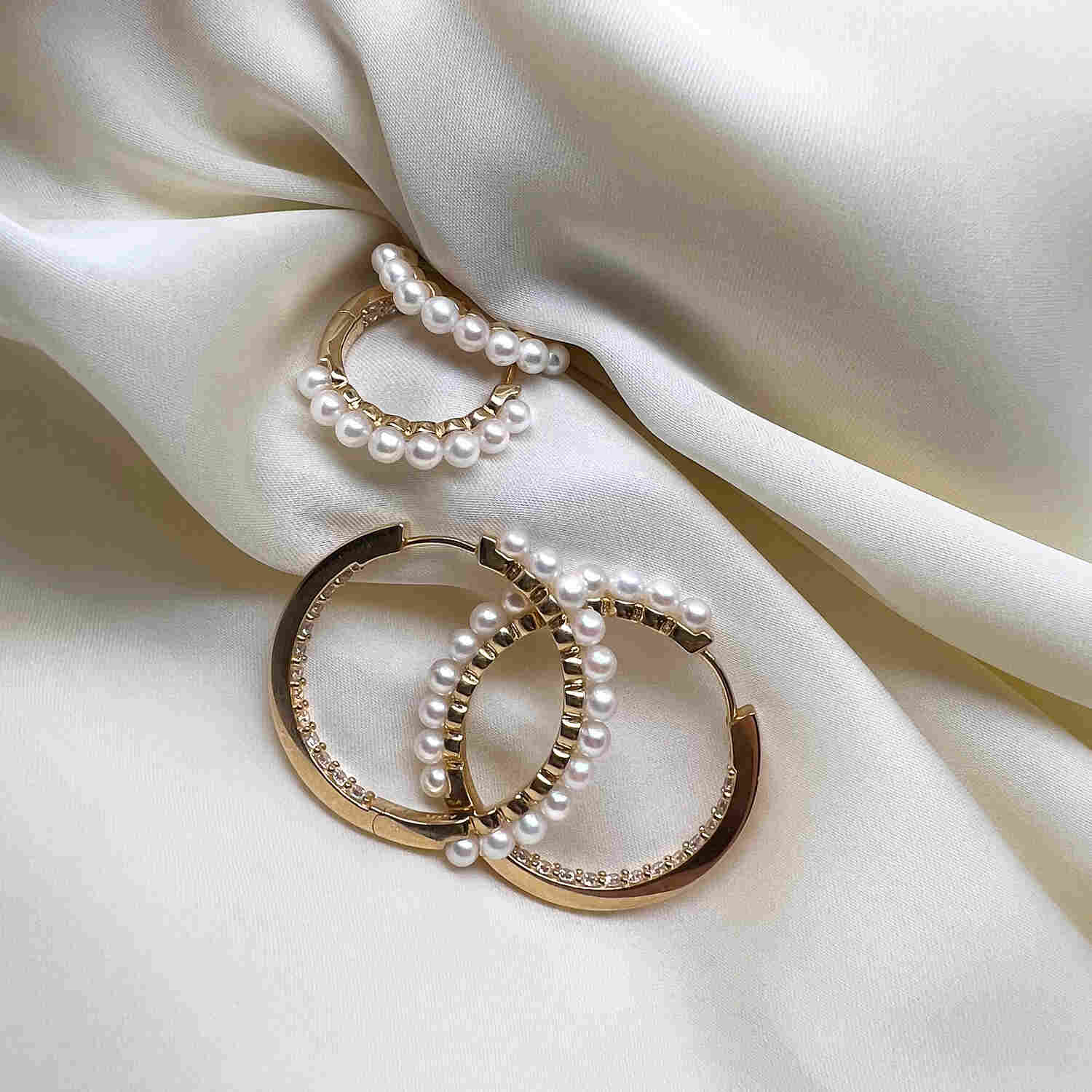 Sif Jakobs Padua 925 Sterling Silver Gold Coloured Gran SJ-E22215-PCZ-YG - Image 3