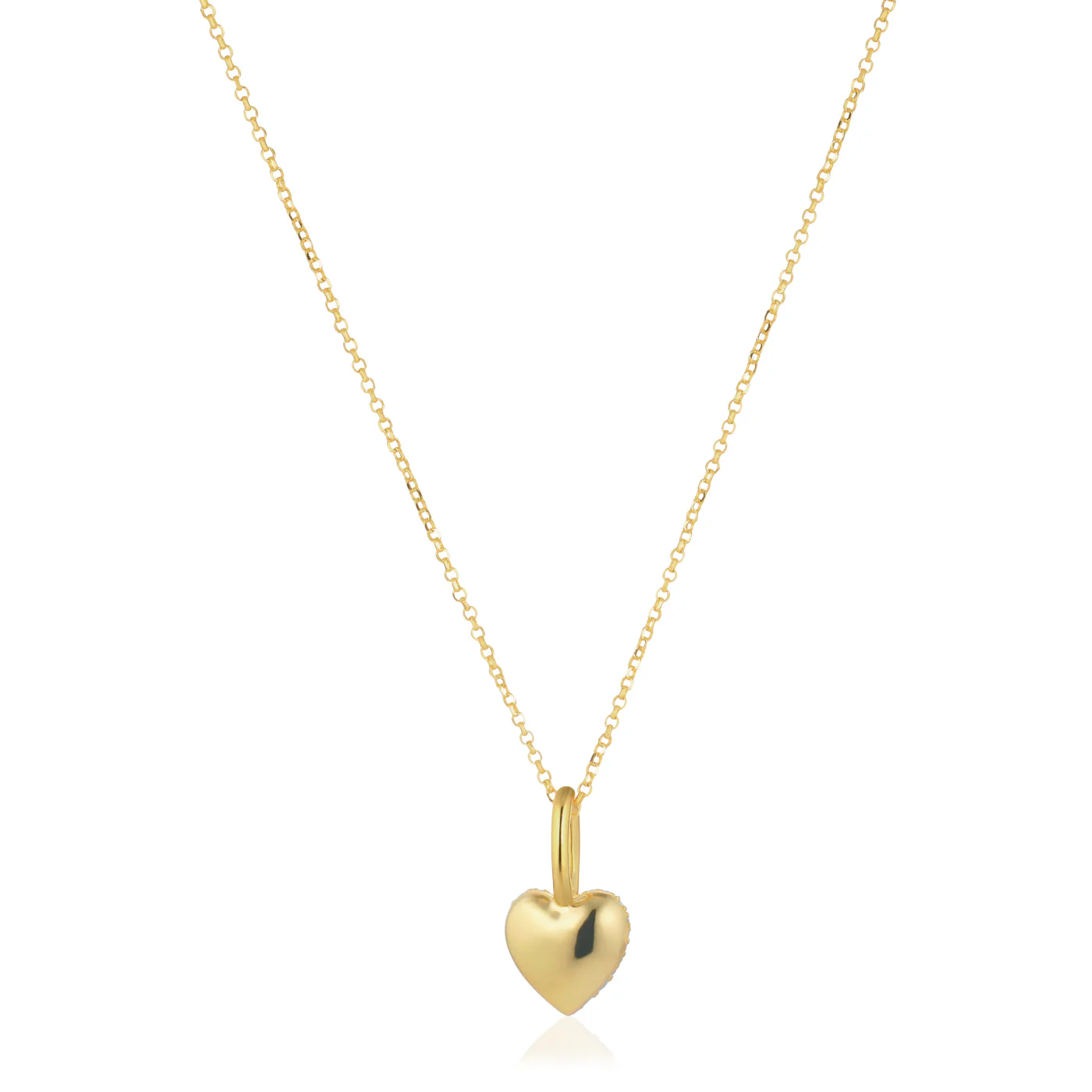 Sif Jakobs Valentine 18 karat gold plated Pendant SJ-P72356-CZ-YG - Image 2