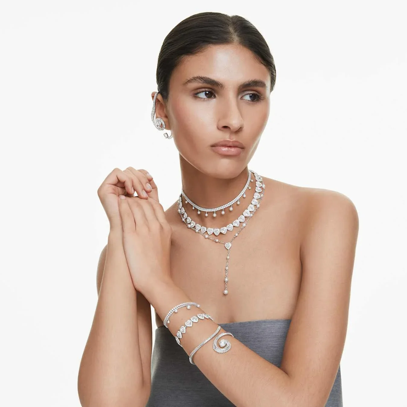 Swarovski Ariana Grande Silver Coloured Bracelet 5720860 - Image 2