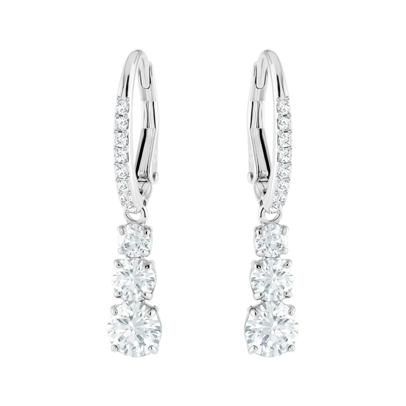 Swarovski Attract Silver Ear Stud 5416155 - Image 3