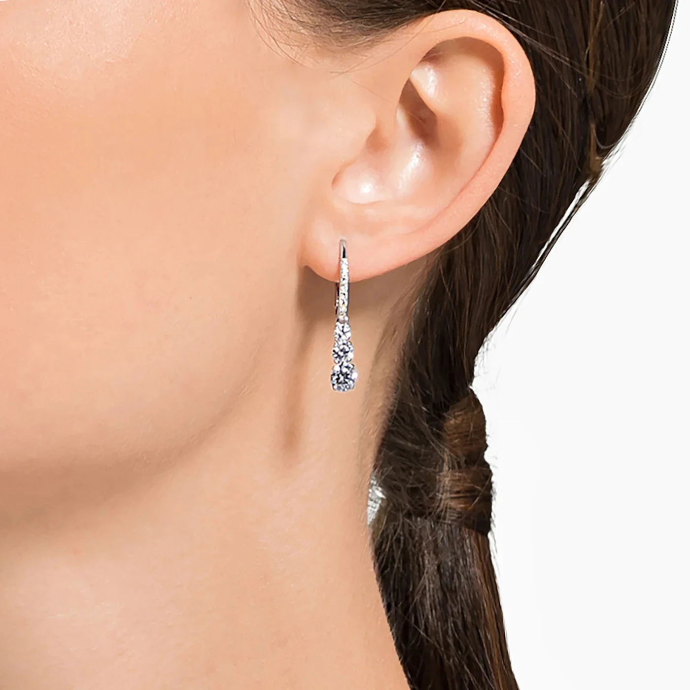 Swarovski Attract Silver Ear Stud 5416155 - Image 4