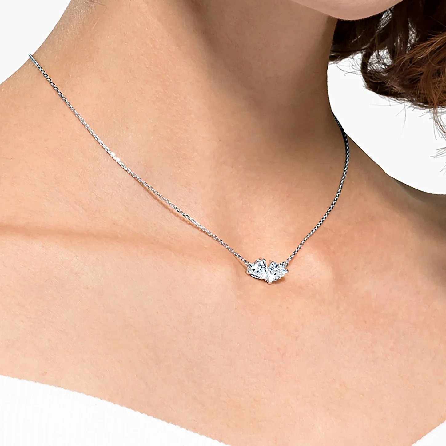 Swarovski Attract Silver Necklace 5517117 - Image 2
