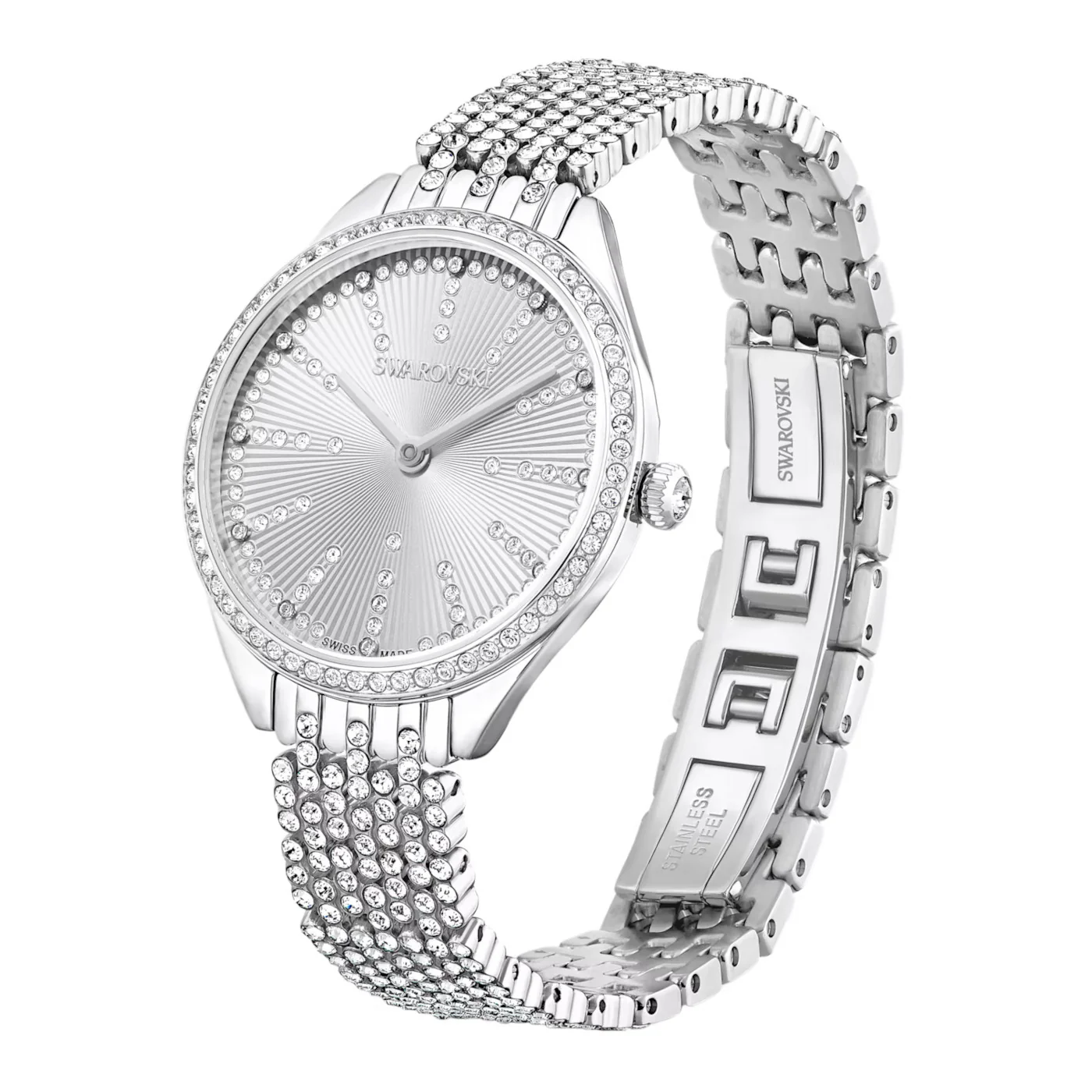 Swarovski Attract Silver Watch 5644062 - Image 3