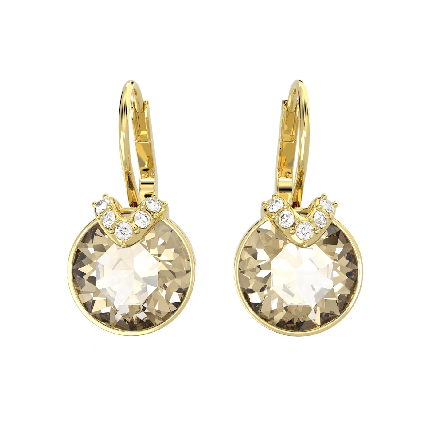 Swarovski Bella Gold Earrings 5662093 - Image 2