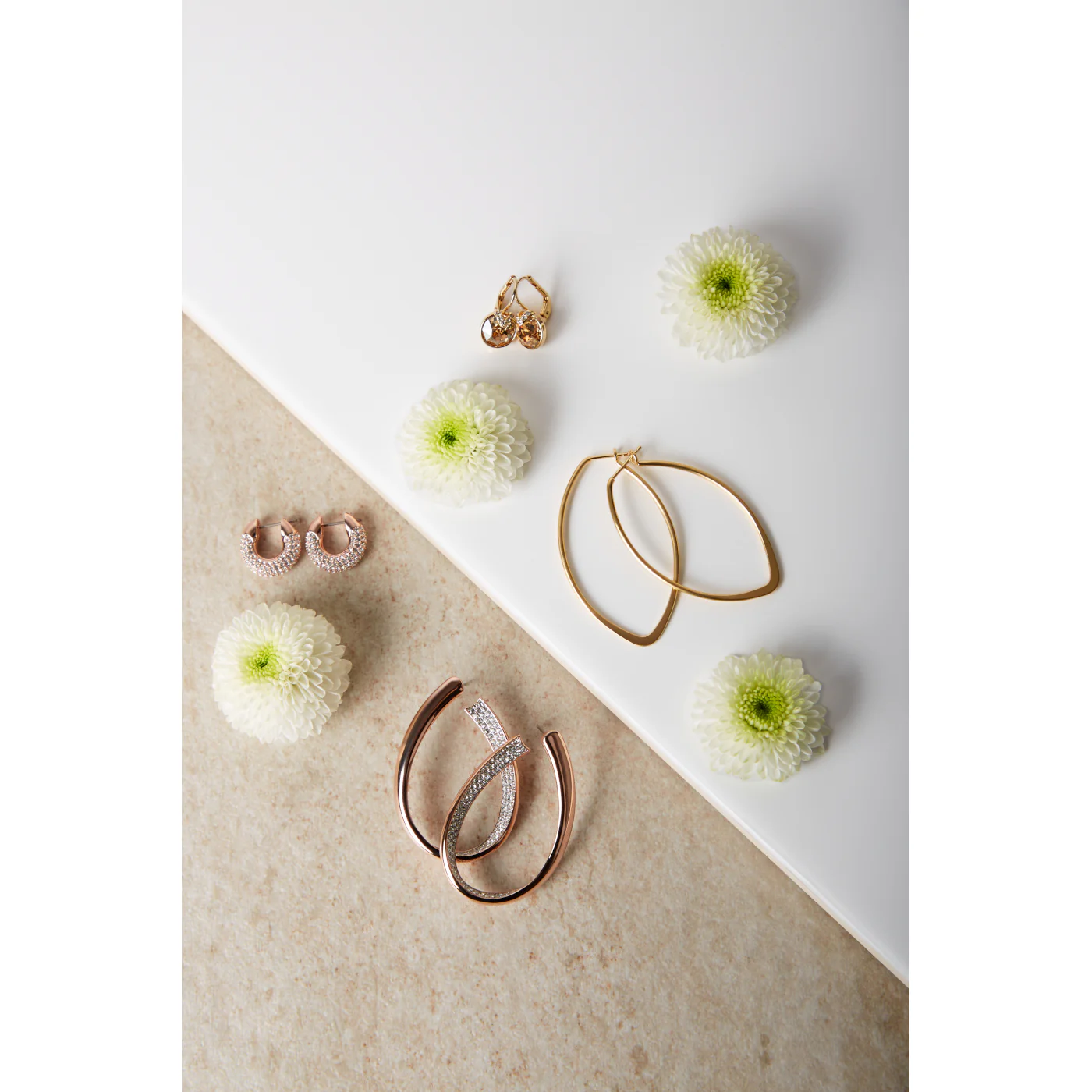 Swarovski Bella Gold Earrings 5662093 - Image 6