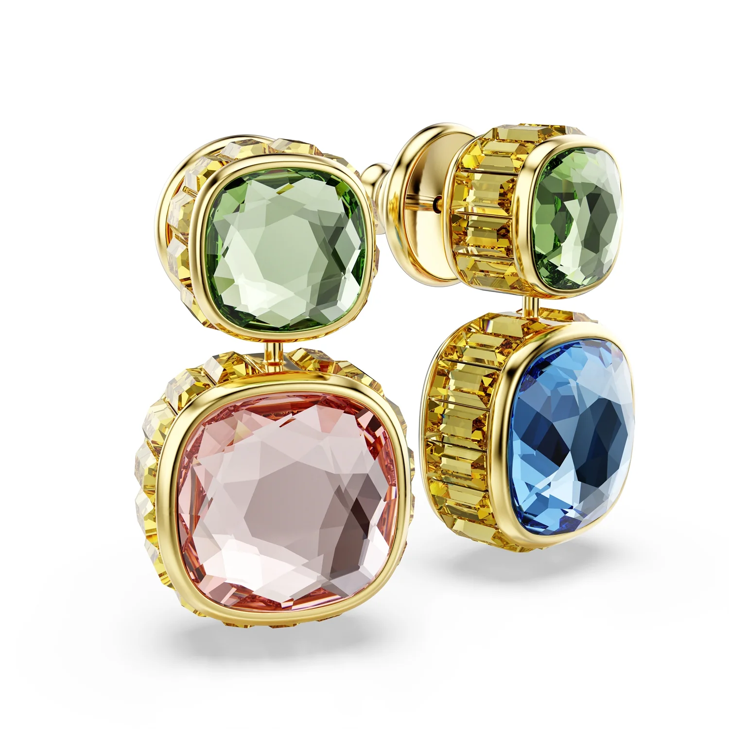 Swarovski Chroma Gold Coloured Ear studs 5692492 - Image 3