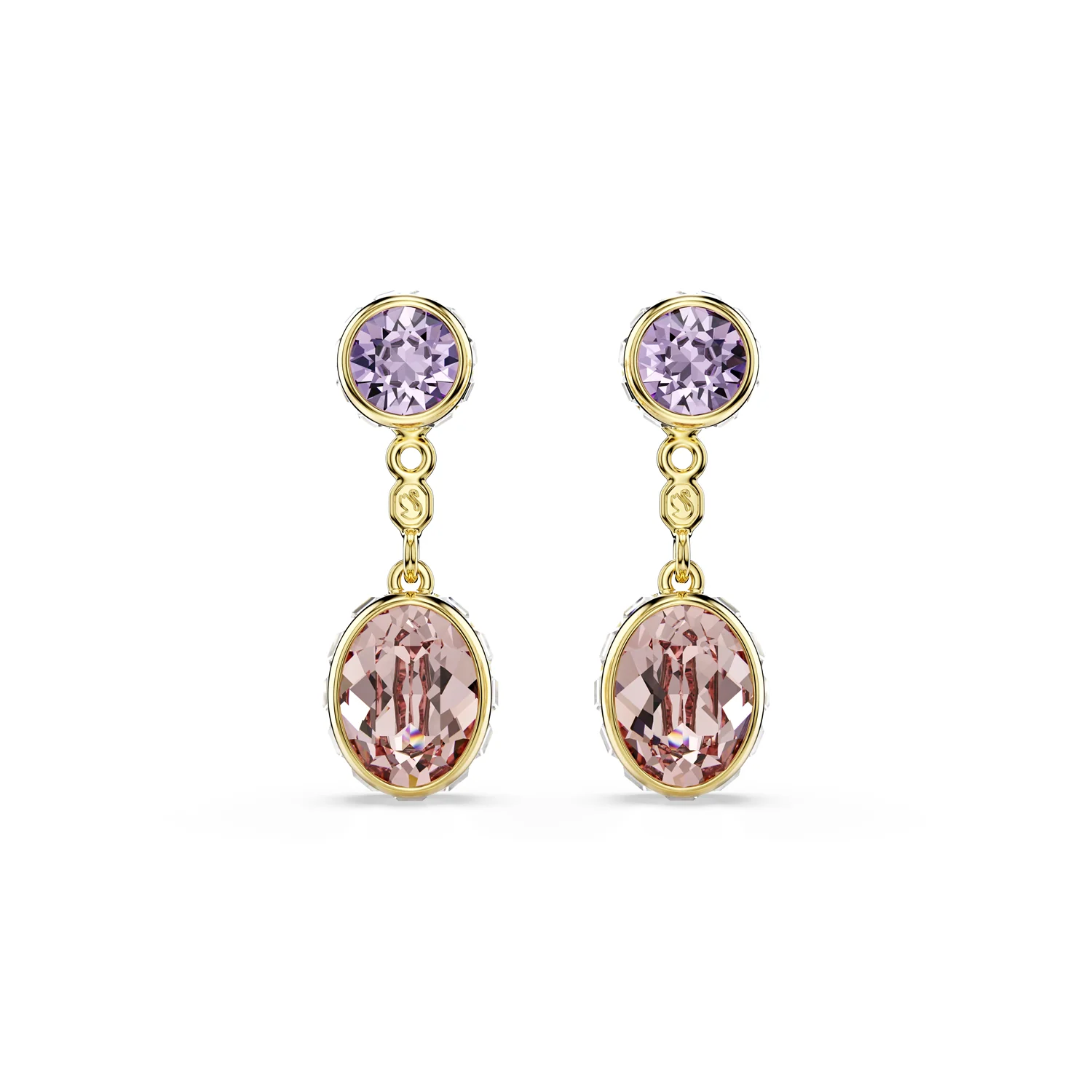 Swarovski Chroma Gold Plated Earrings 5738478 - Image 2