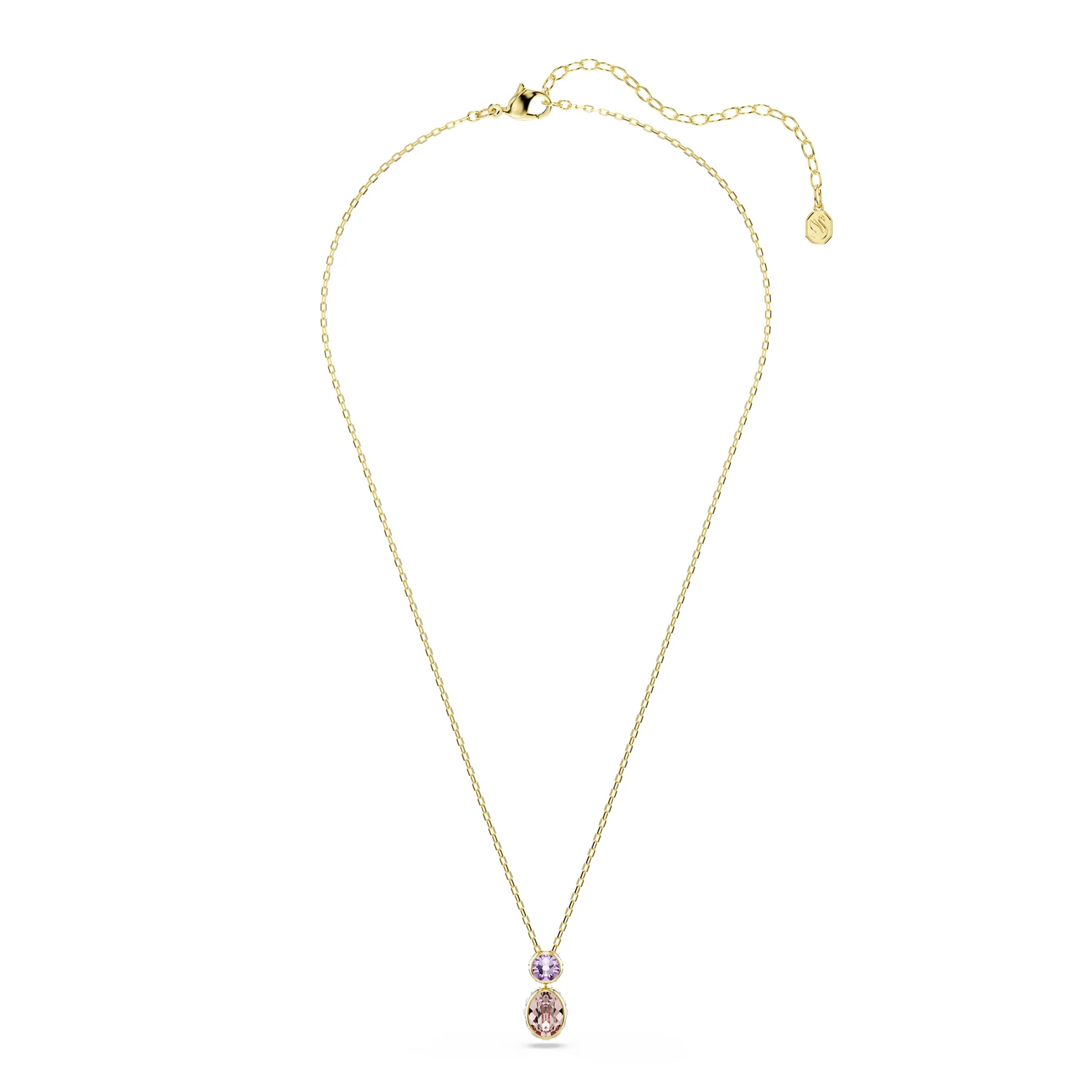 Swarovski Chroma Gold Plated Necklace 5741586 - Image 2