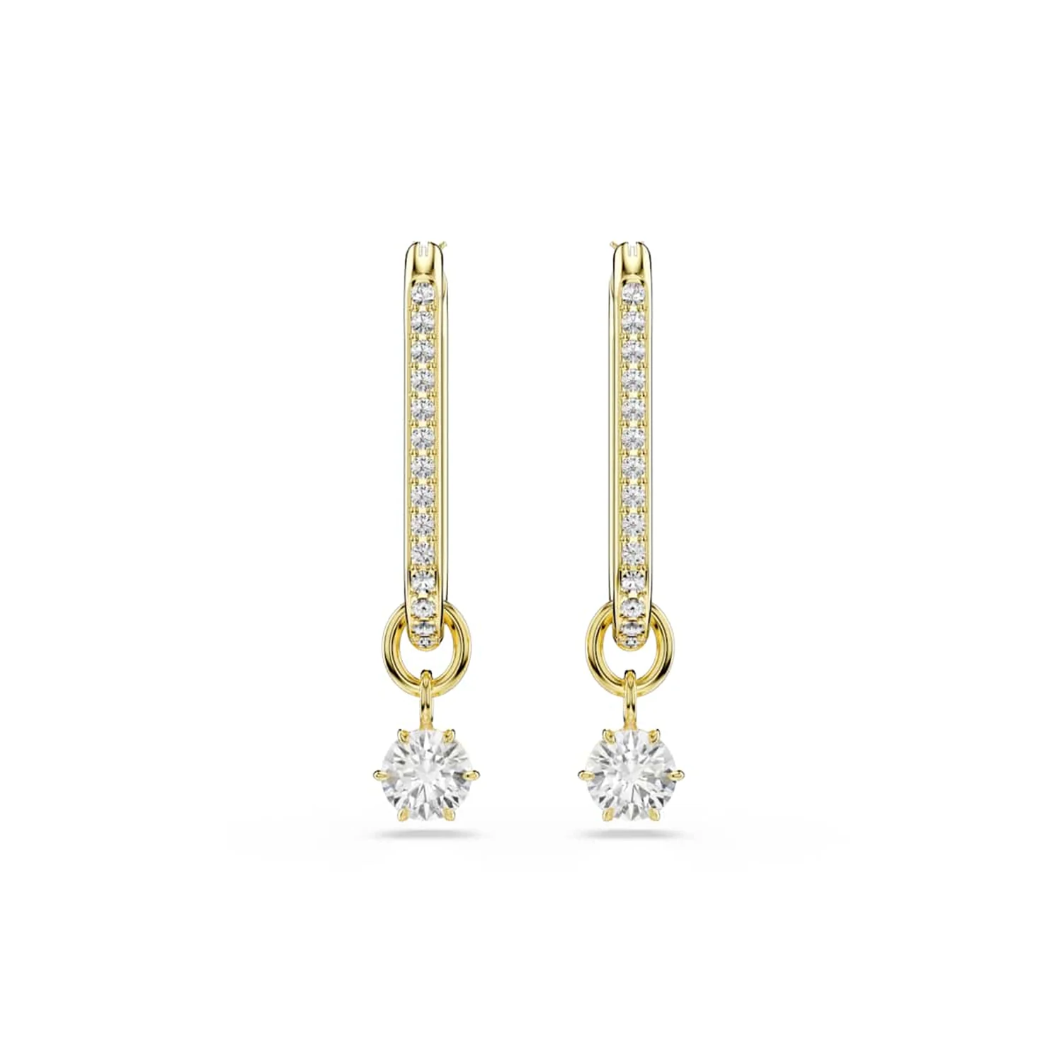 Swarovski Constella Gold Coloured Earrings 5728587 - Image 3