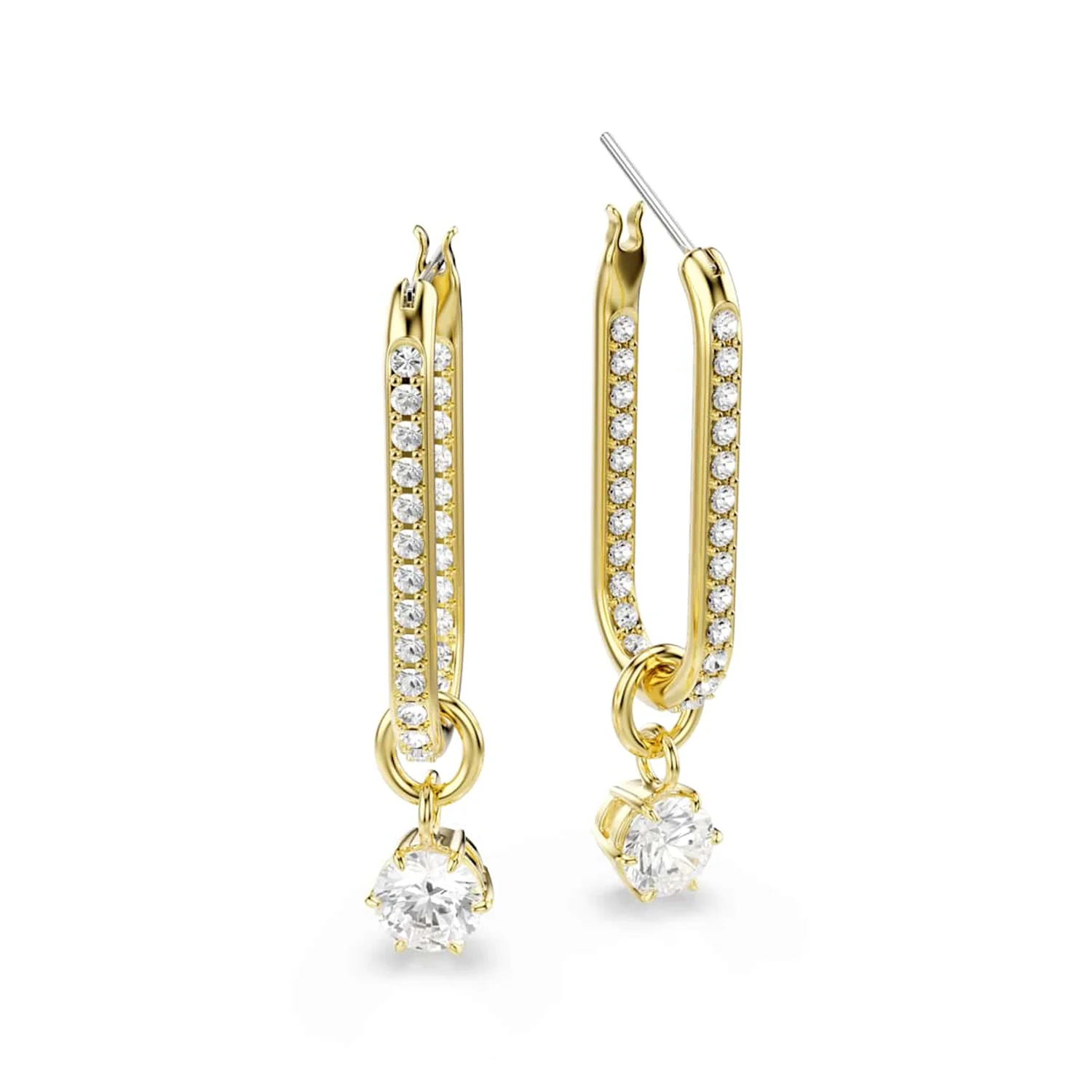 Swarovski Constella Gold Coloured Earrings 5728587 - Image 4
