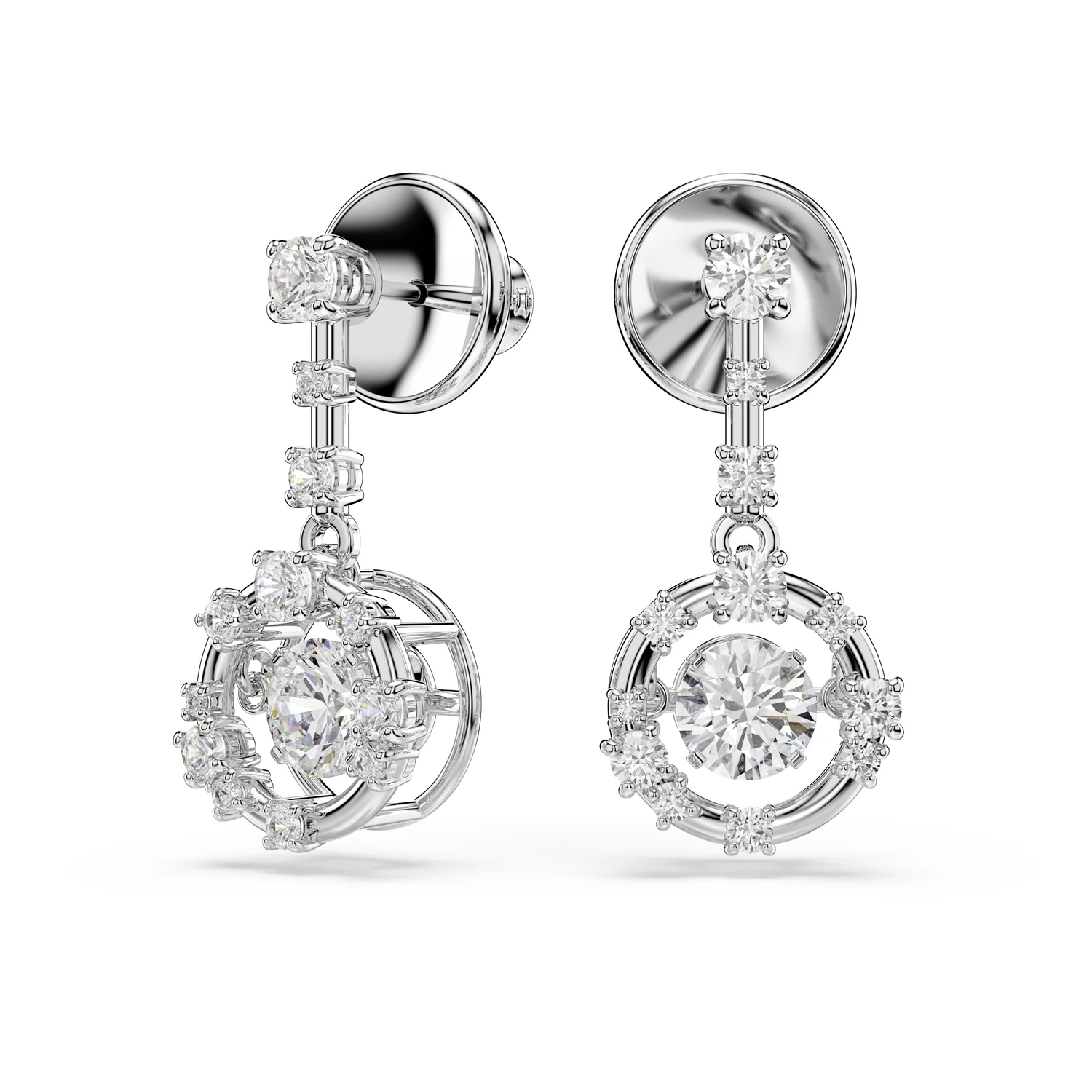 Swarovski Constella Silver Earrings 5738194 - Image 2