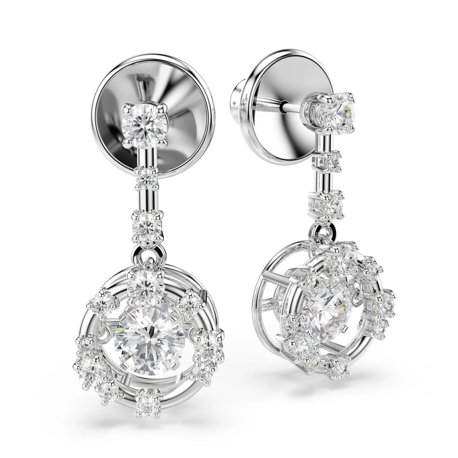 Swarovski Constella Silver Earrings 5738194 - Image 3