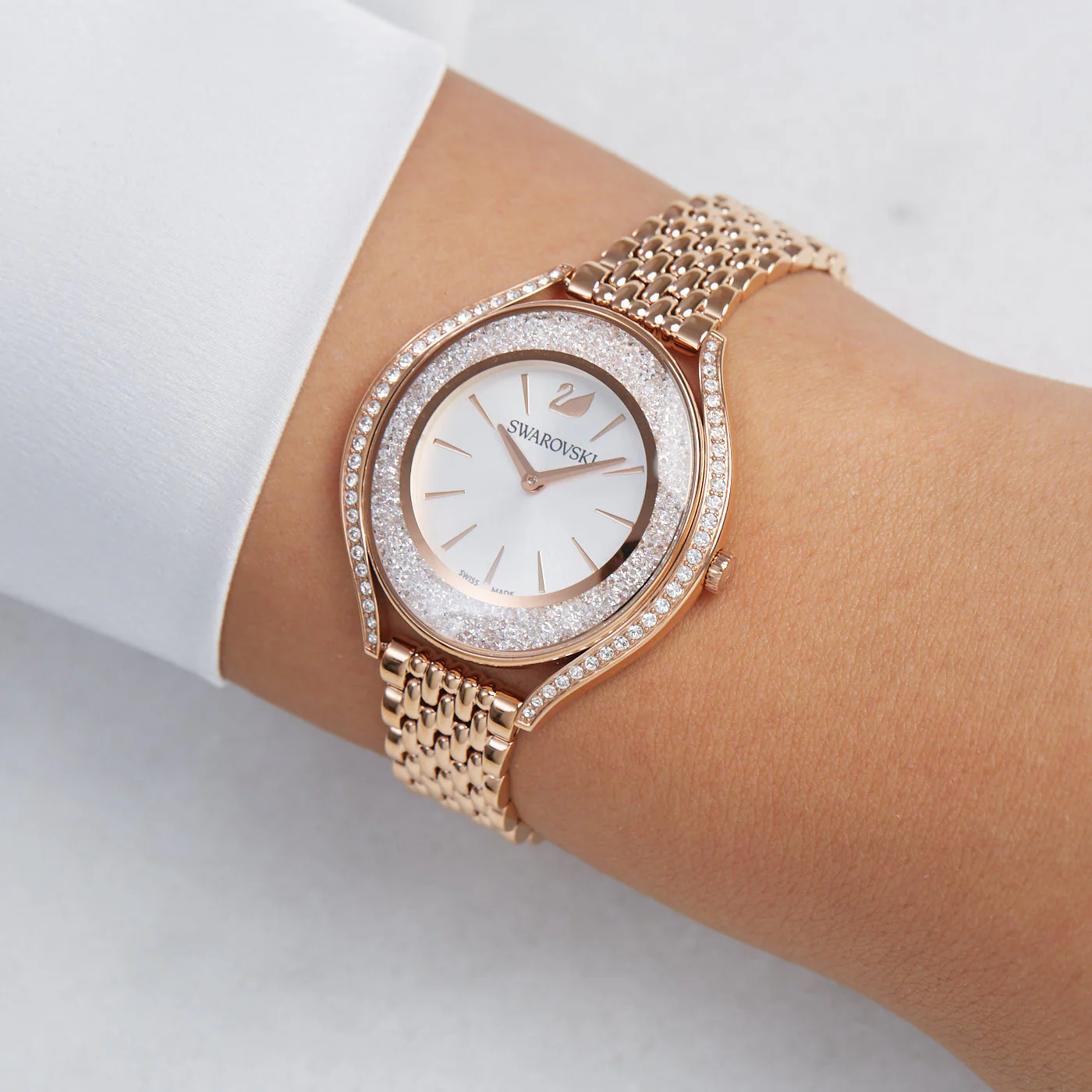 Swarovski Crystalline Rose gold Watch 5519459 - Image 2