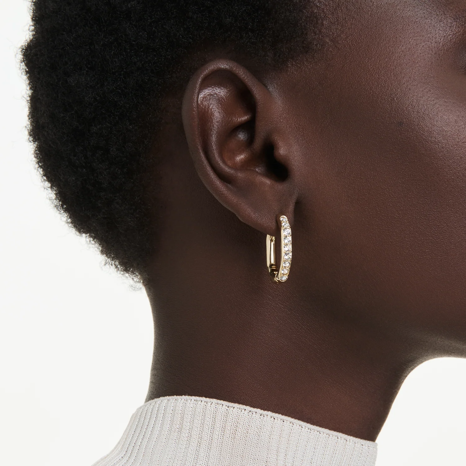 Swarovski Dextera Gold Coloured Earrings 5724584 - Image 2