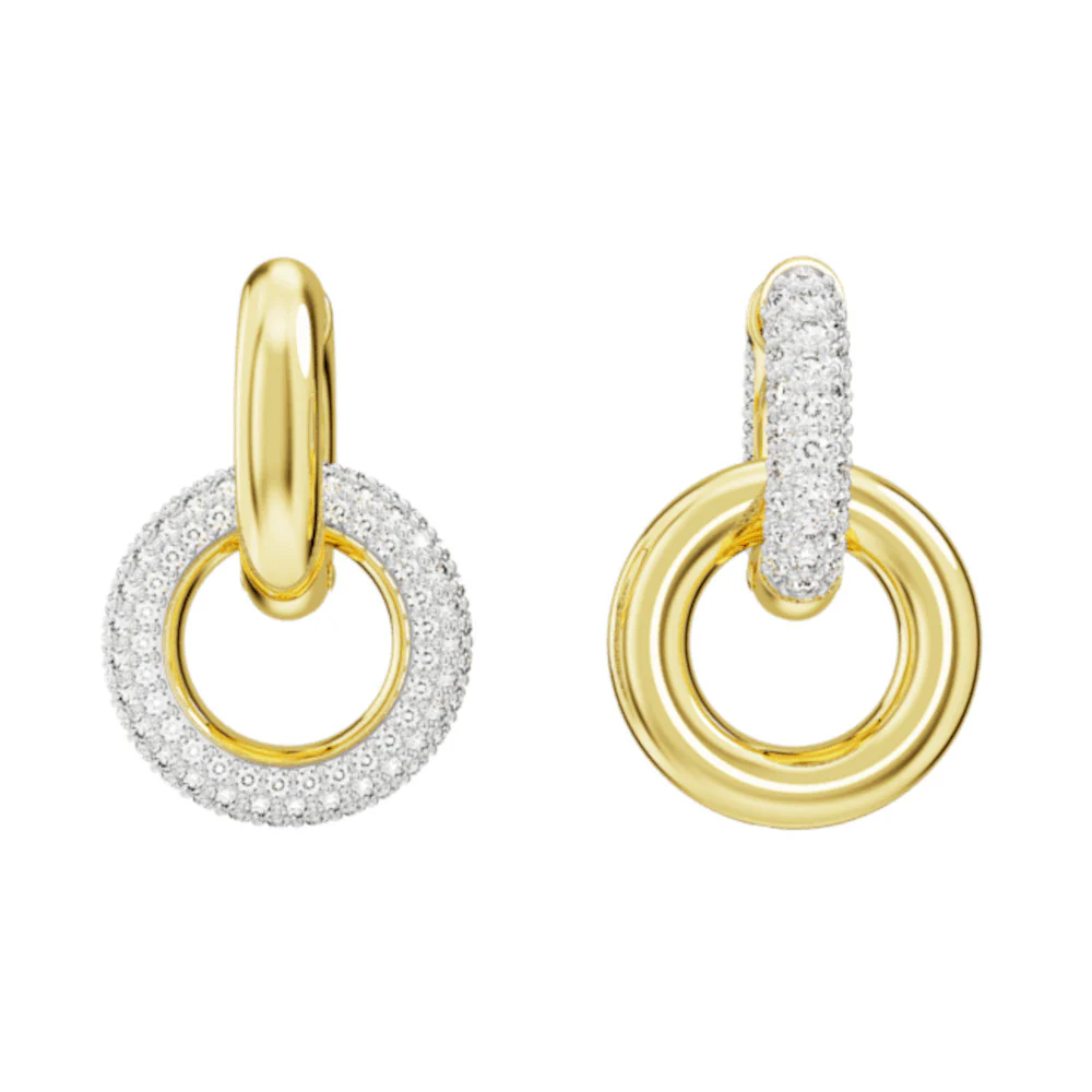 Swarovski Dextera Gold Earrings 5668818 - Image 3