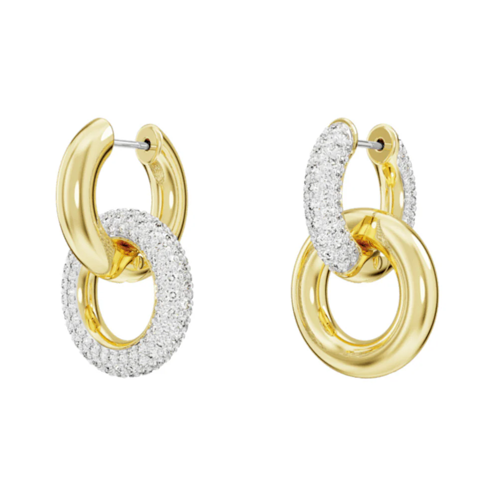 Swarovski Dextera Gold Earrings 5668818 - Image 4
