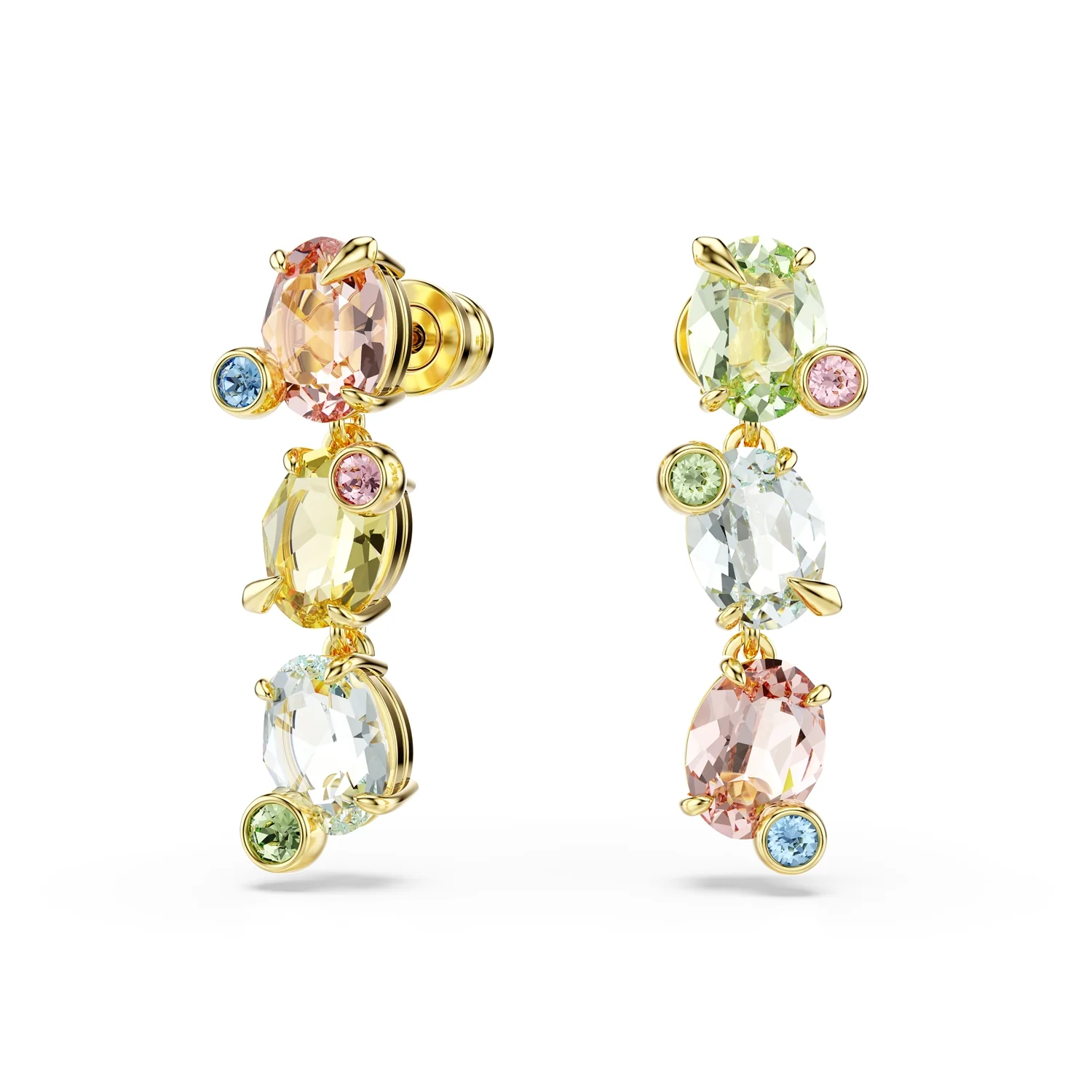 Swarovski Gema Gold Coloured Ear studs 5714815 - Image 2