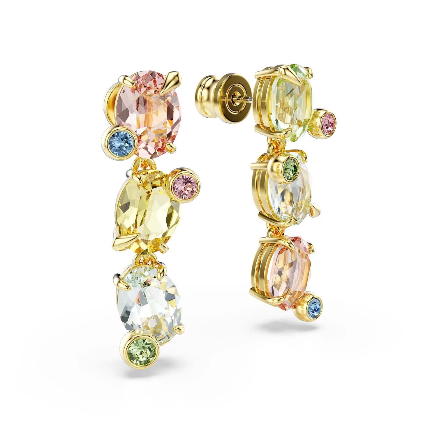 Swarovski Gema Gold Coloured Ear studs 5714815 - Image 3