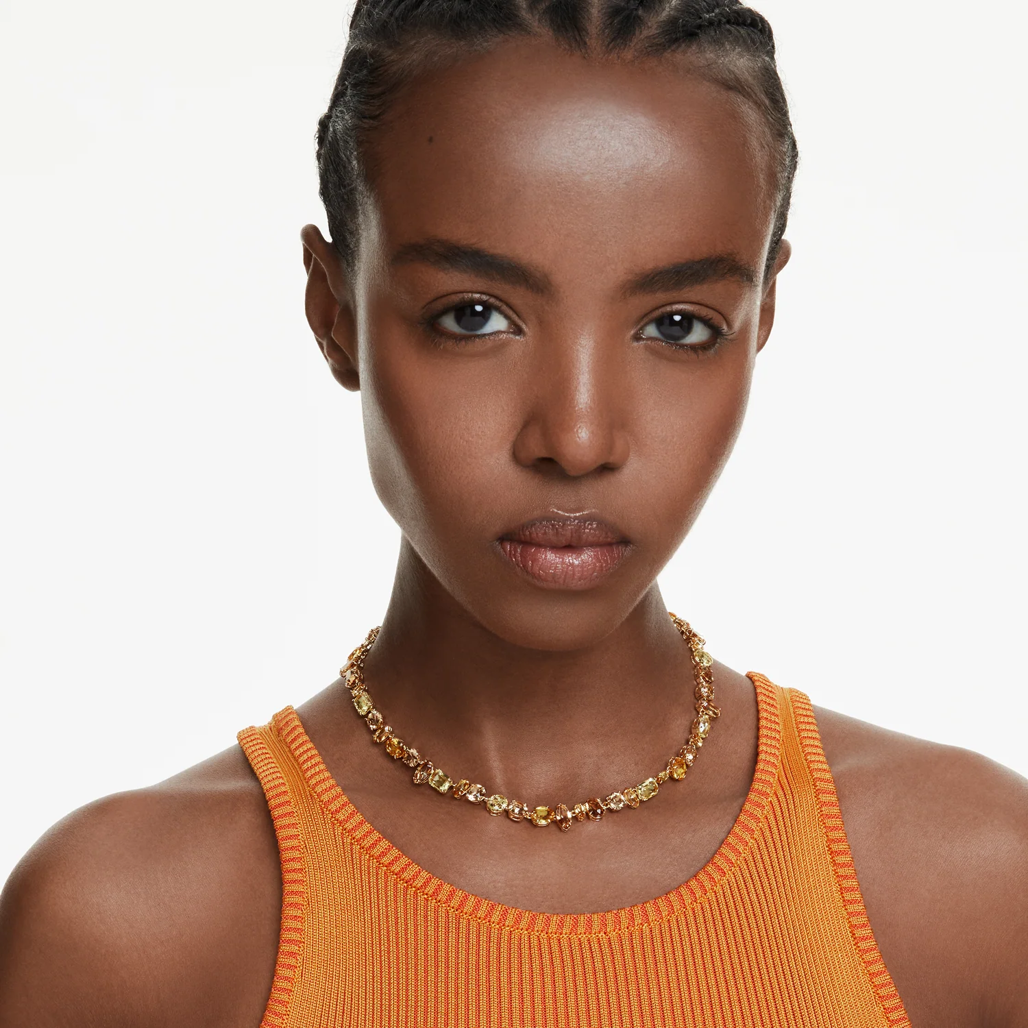 Swarovski Gema Gold Coloured Necklace 5718071 - Image 2