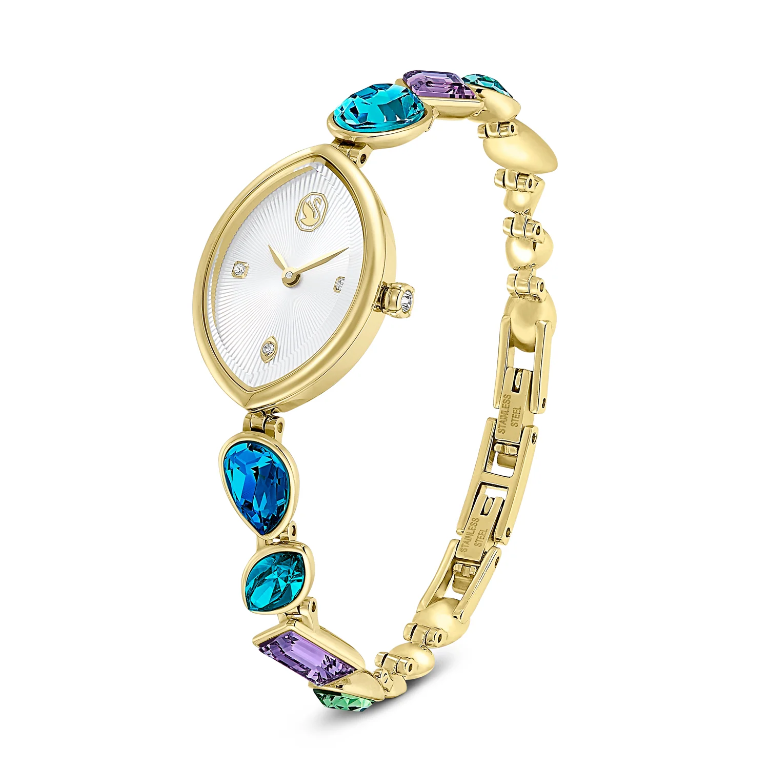 Swarovski Gema Gold Coloured Women's Watch 5749569 - Image 2