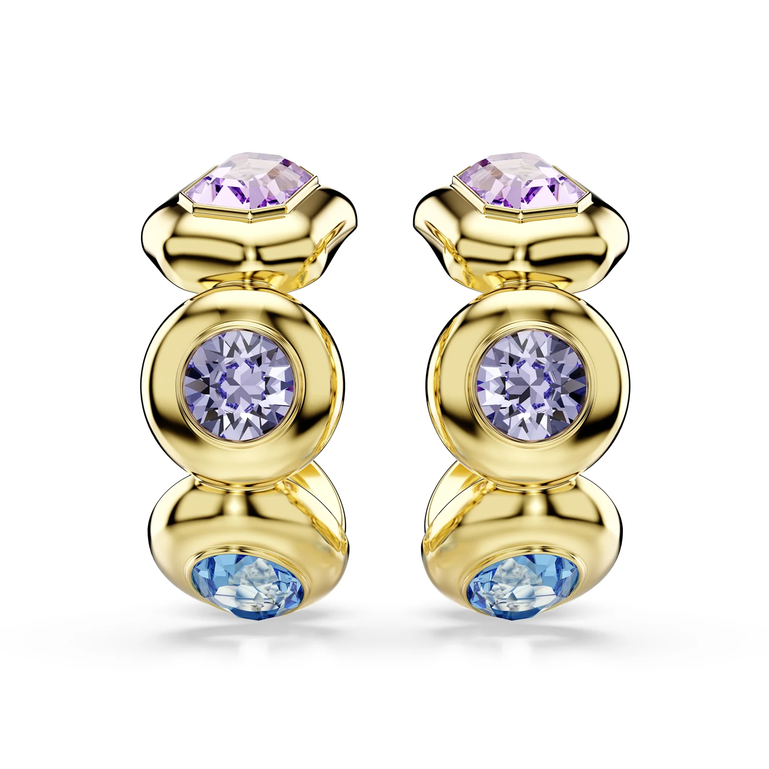 Swarovski Gema Gold Plated Earrings 5737444 - Image 2