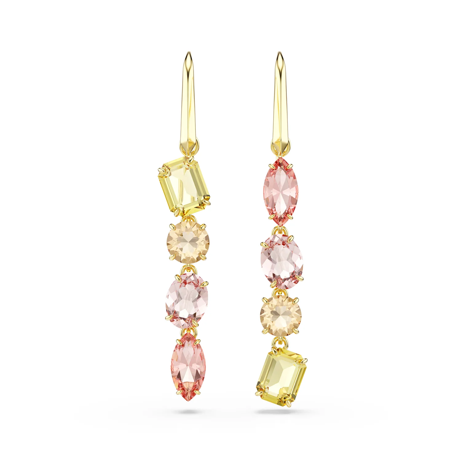 Swarovski Gema Gold Plated Earrings 5737454 - Image 2