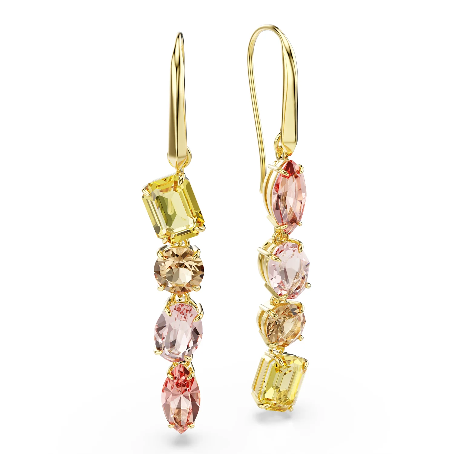 Swarovski Gema Gold Plated Earrings 5737454 - Image 3