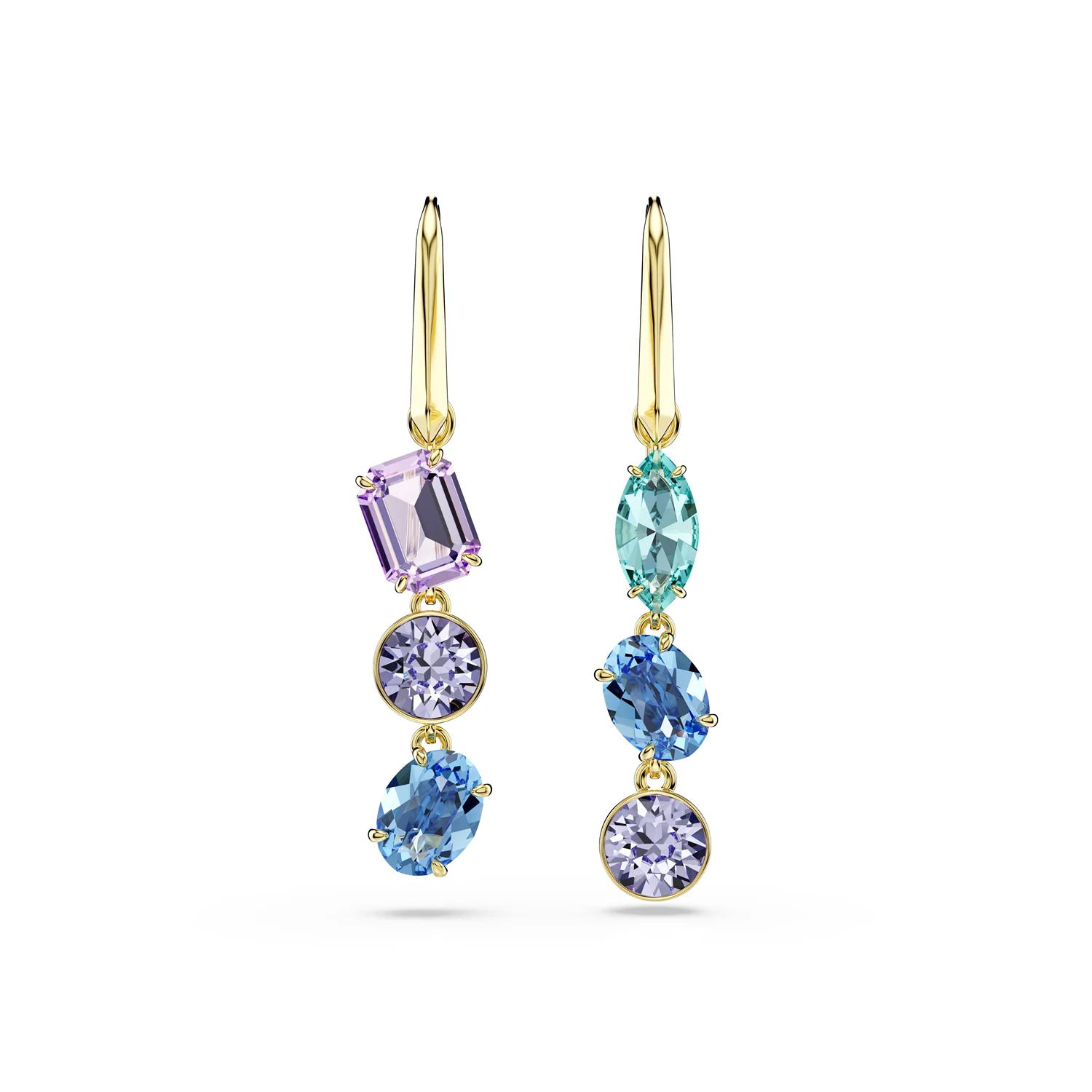 Swarovski Gema Gold Plated Earrings 5747917 - Image 2
