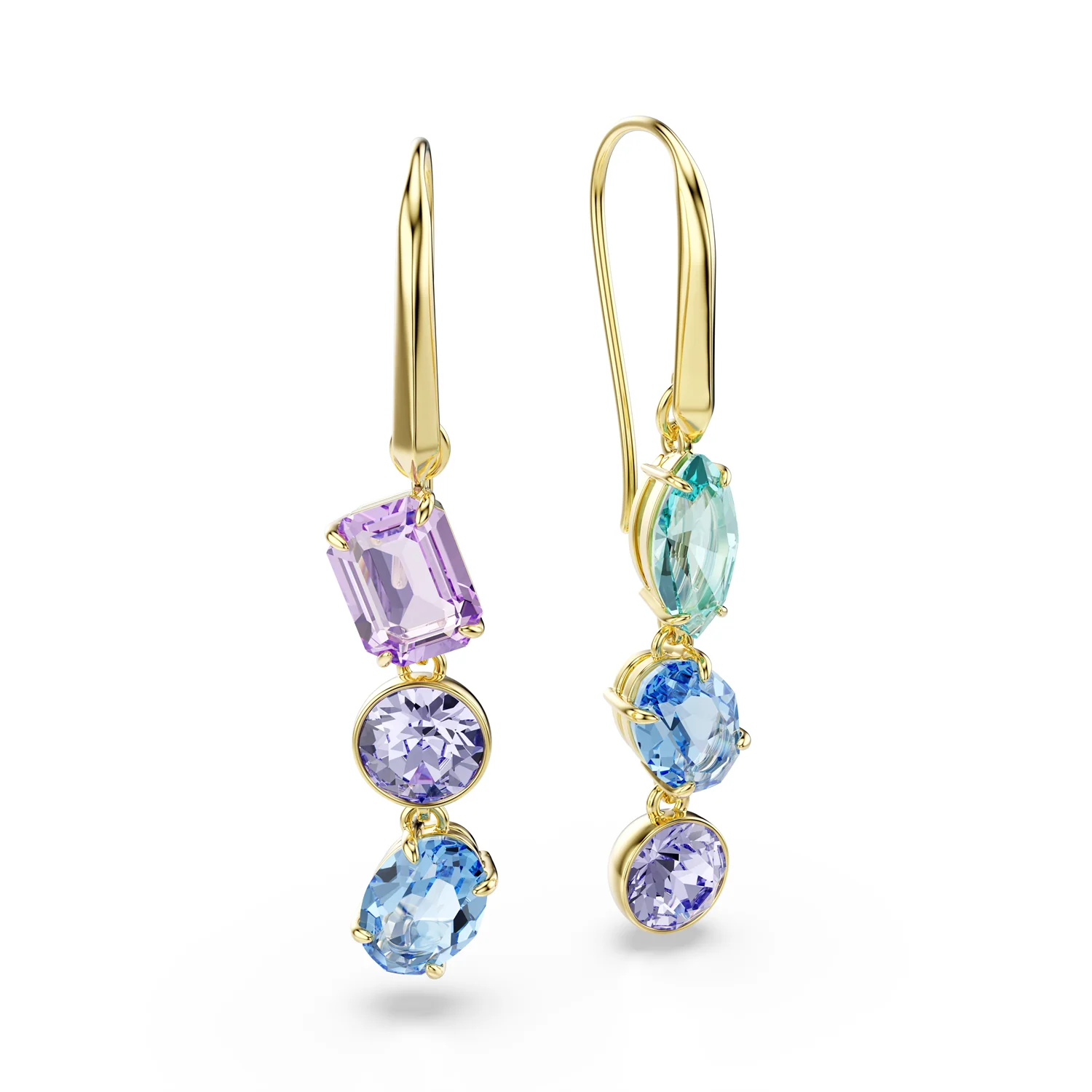 Swarovski Gema Gold Plated Earrings 5747917 - Image 3