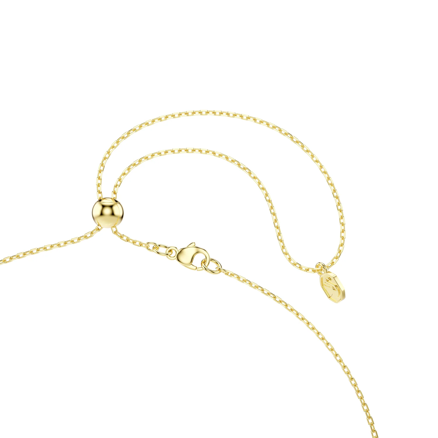 Swarovski Gema Gold Plated Necklace 5741587 - Image 4