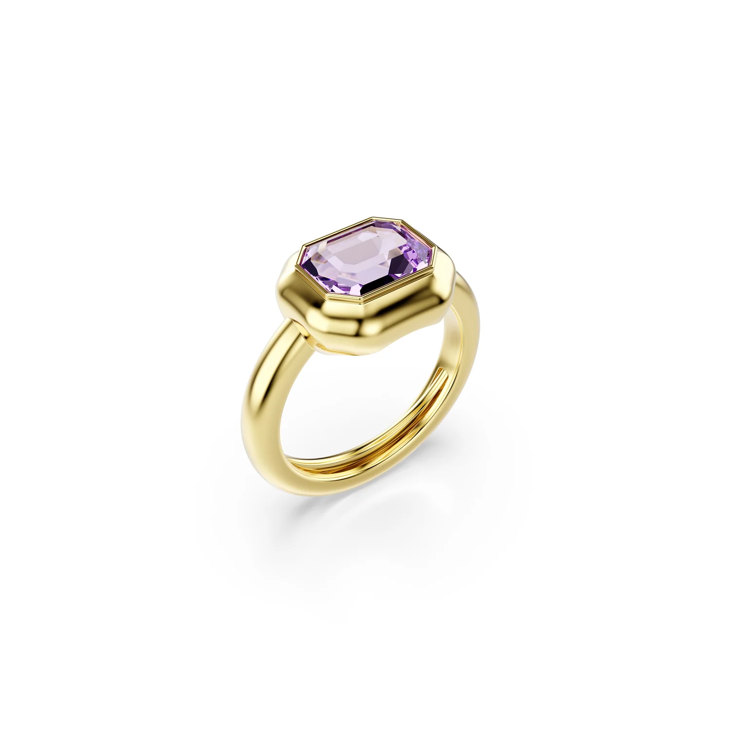 Swarovski Gema Gold Plated Ring Set 5741583 - Image 3
