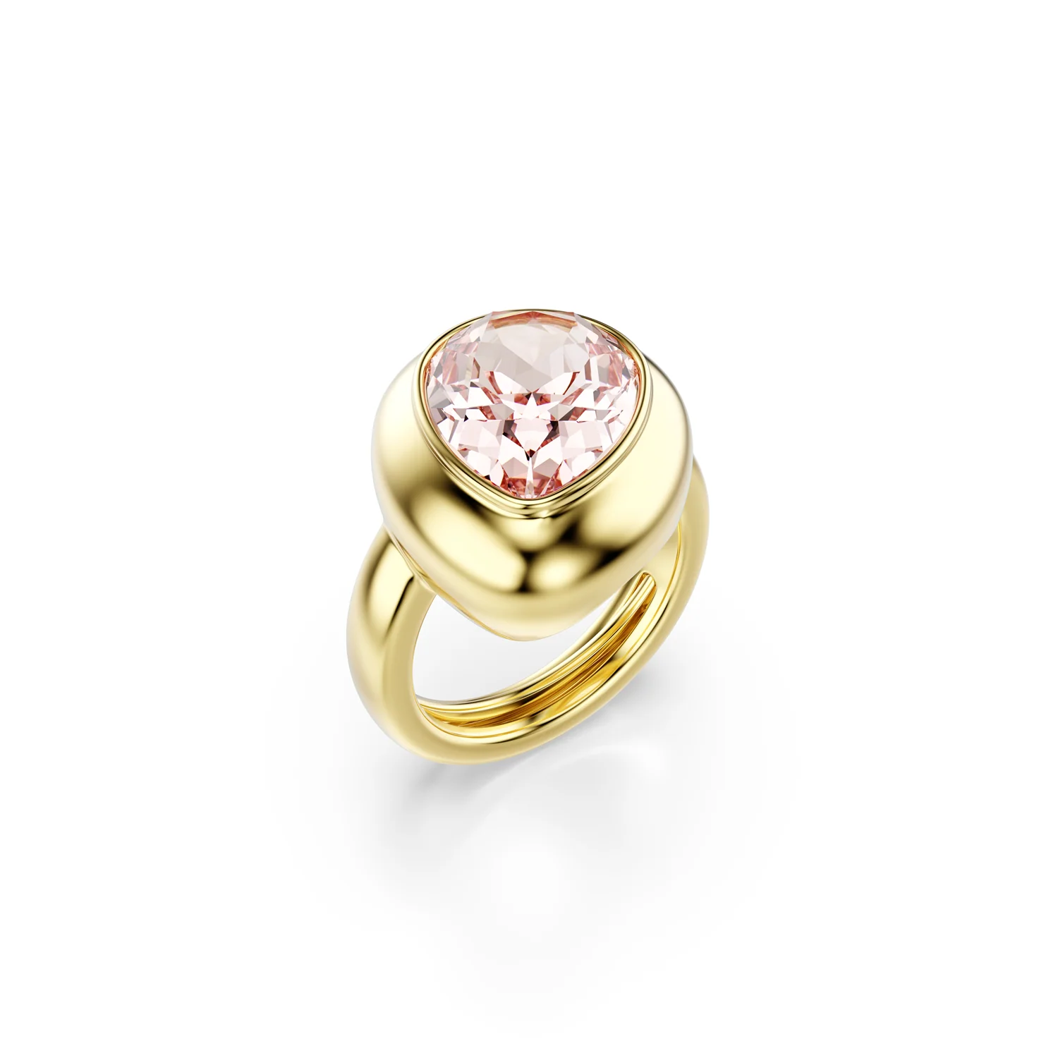 Swarovski Gema Gold Plated Ring Set 5753094 - Image 4
