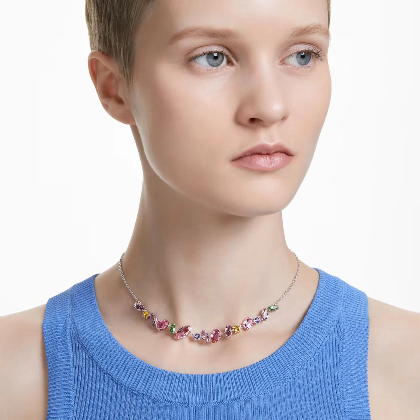 Swarovski Gema Silver Necklace 5658398 - Image 2