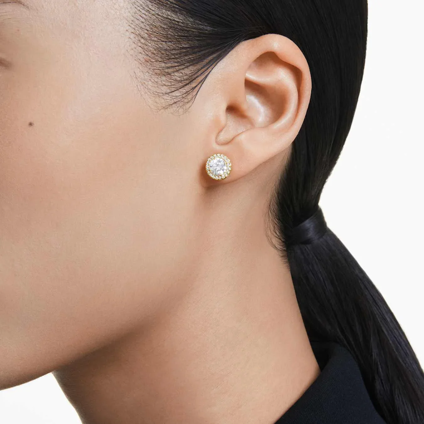 Swarovski Gold Ear Stud 5686637 - Image 2