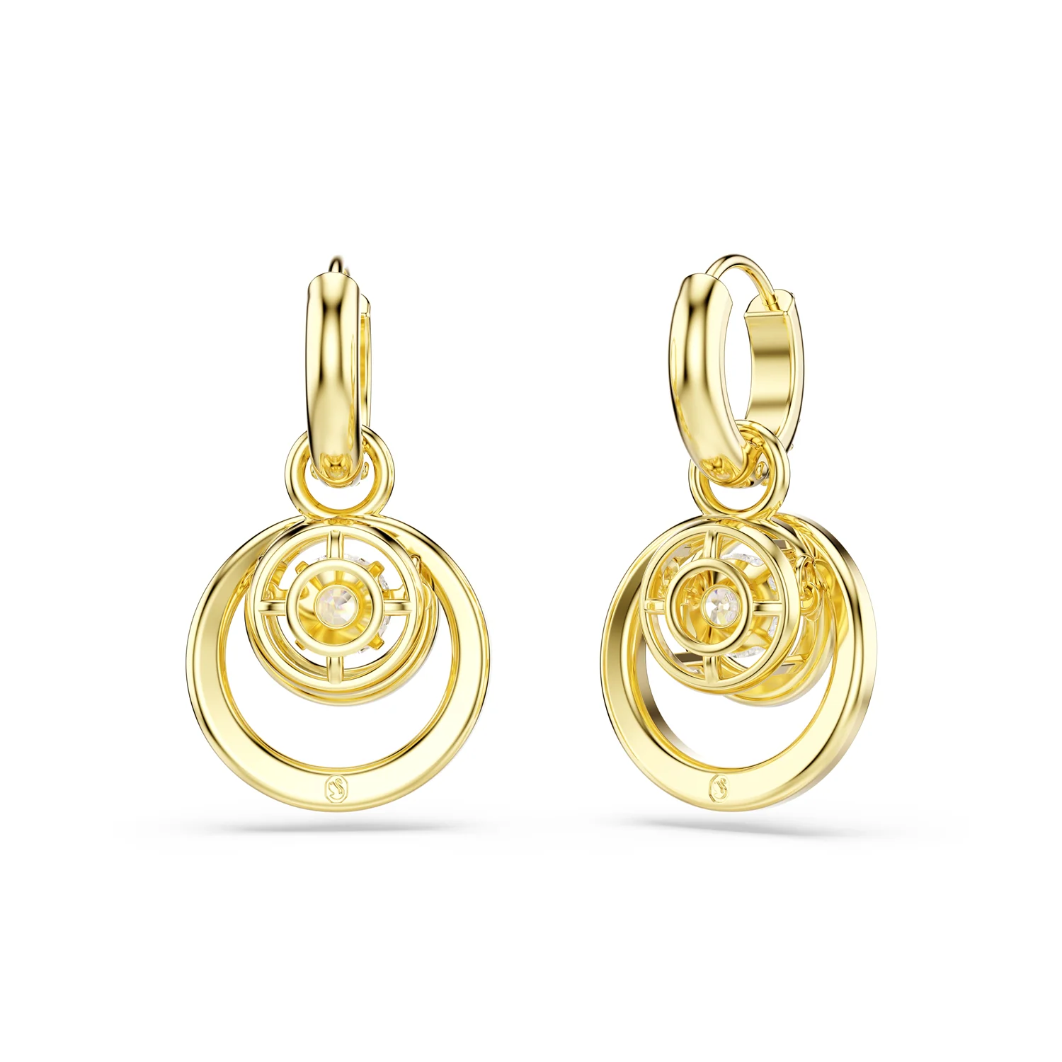 Swarovski Hyperbola Gold Plated Earrings 5738249 - Image 4