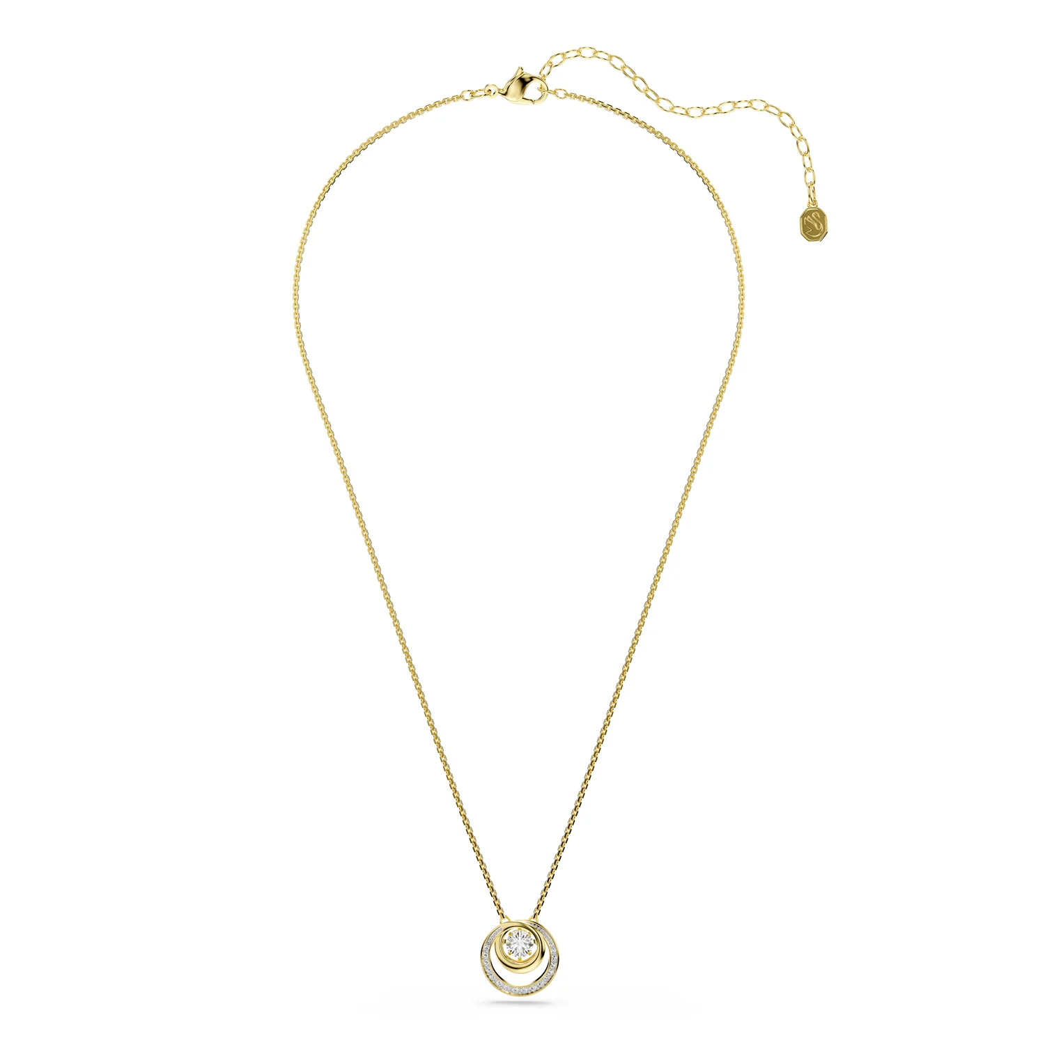 Swarovski Hyperbola Gold Plated Necklace 5738248 - Image 2