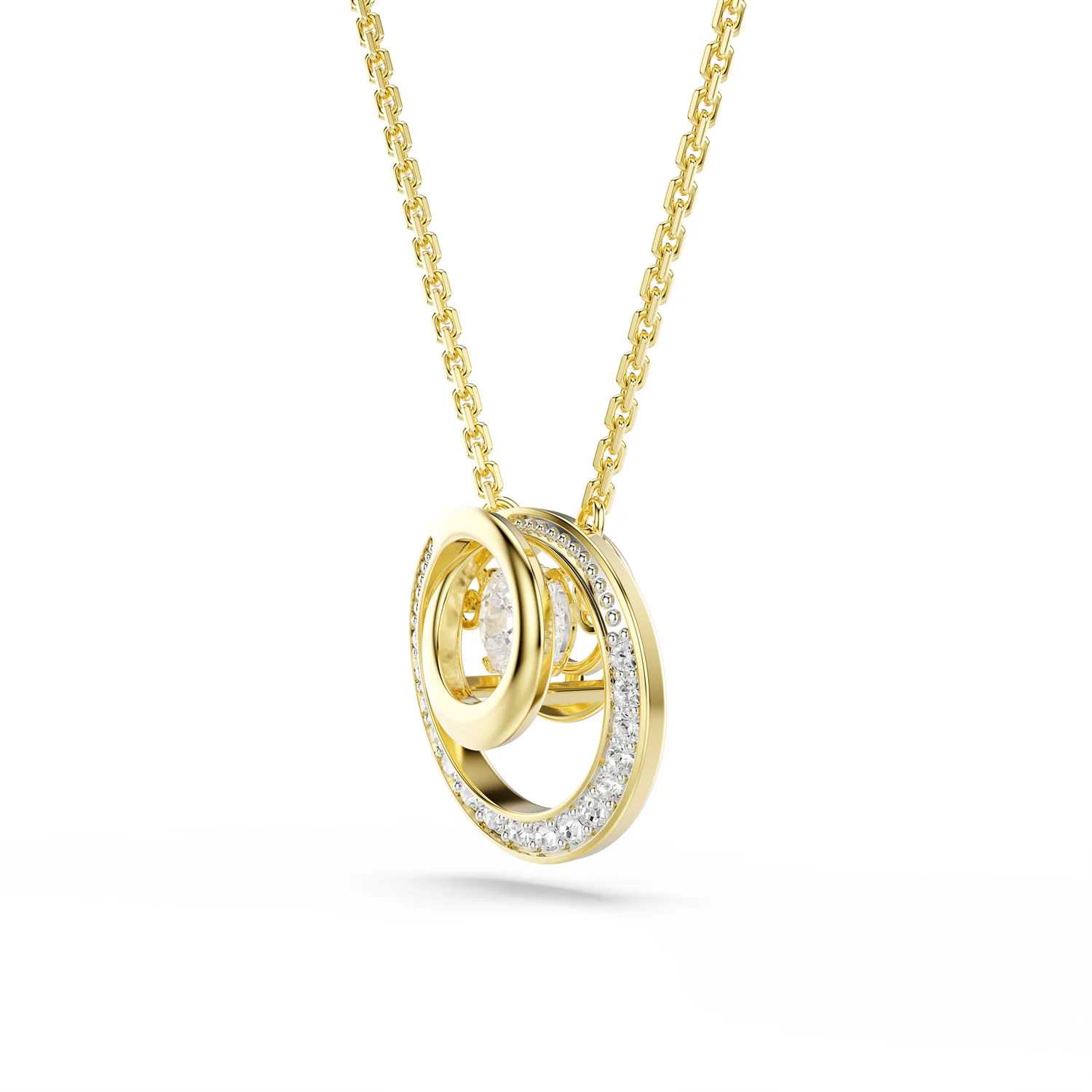 Swarovski Hyperbola Gold Plated Necklace 5738248 - Image 3