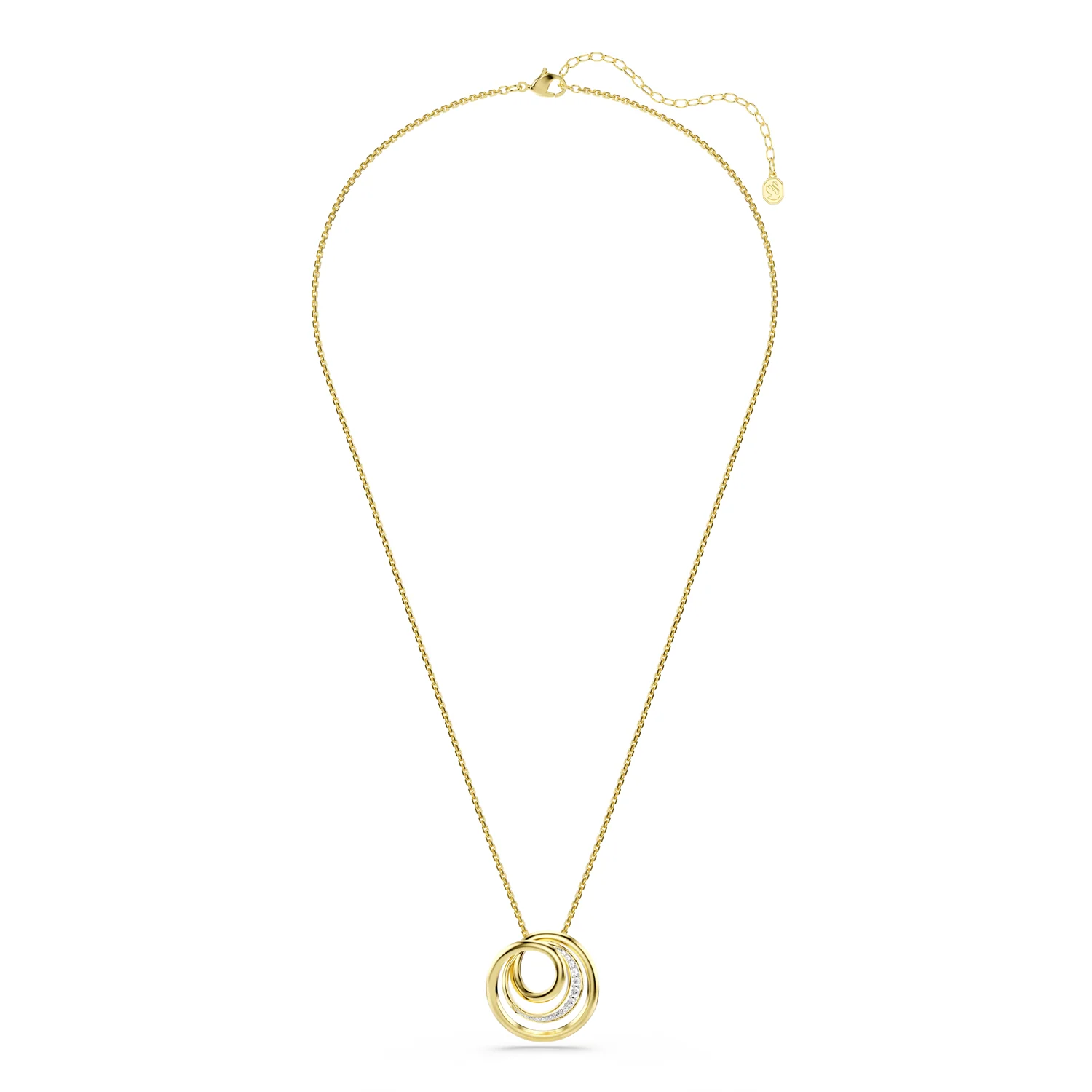 Swarovski Hyperbola Gold Plated Necklace 5740410 - Image 2