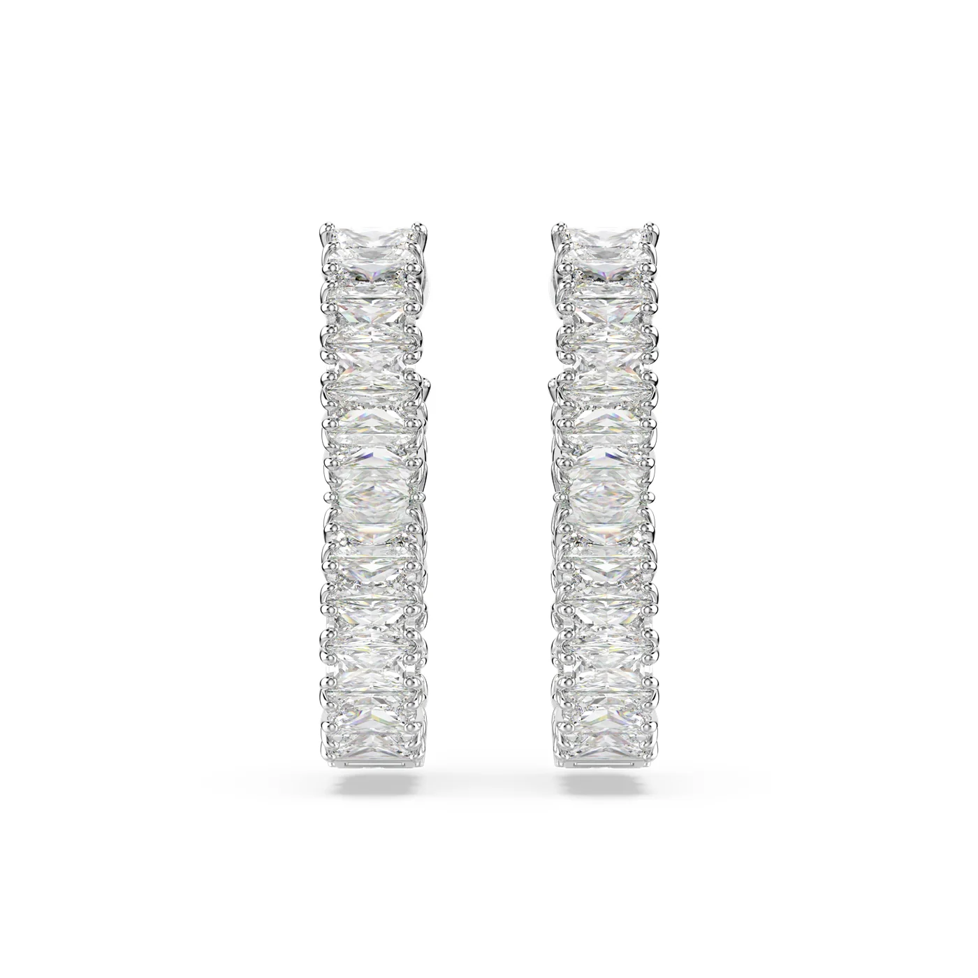 Swarovski Hyperbola Silver Drop Earrings 5684047 - Image 2