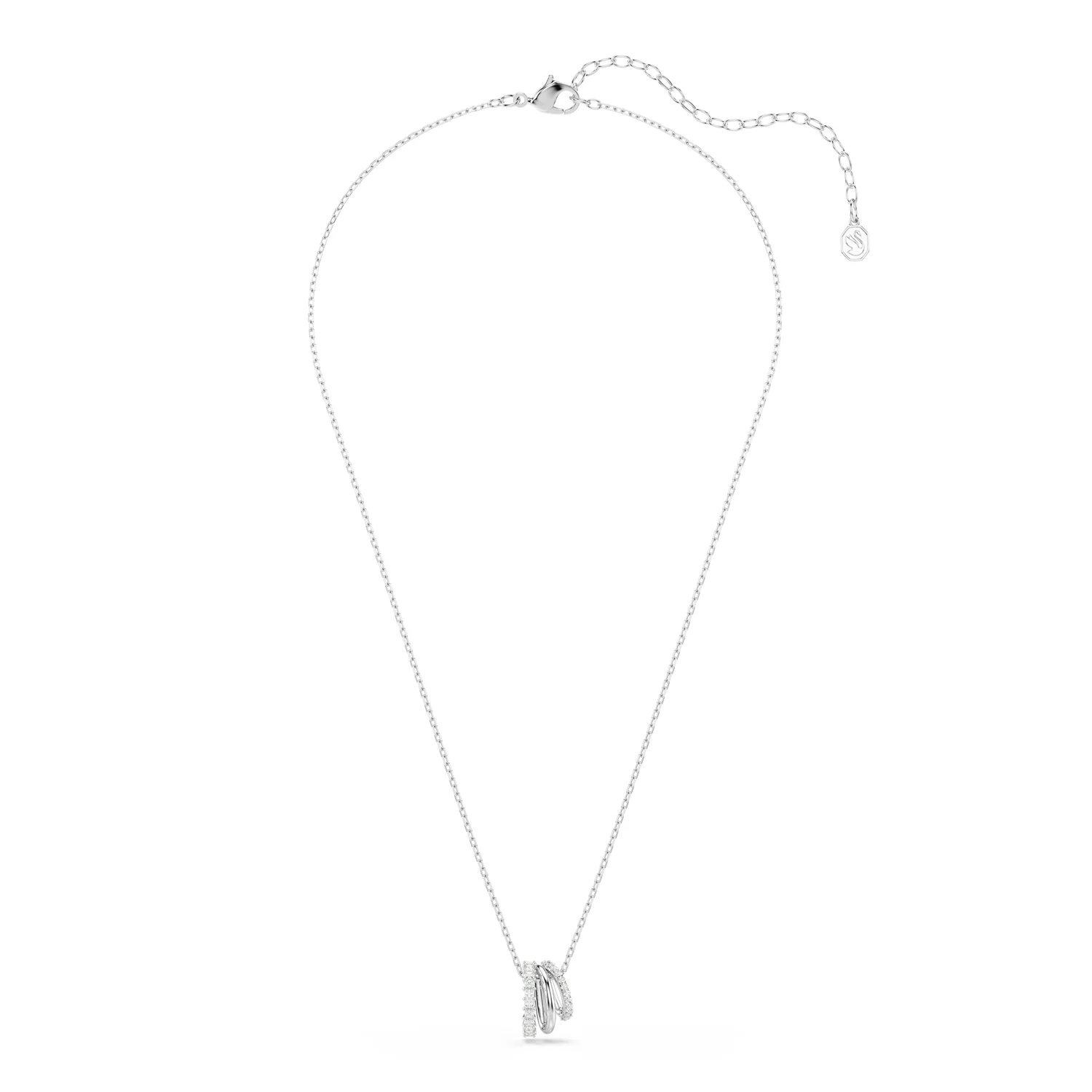 Swarovski Hyperbola Silver Necklace 5737064 - Image 2